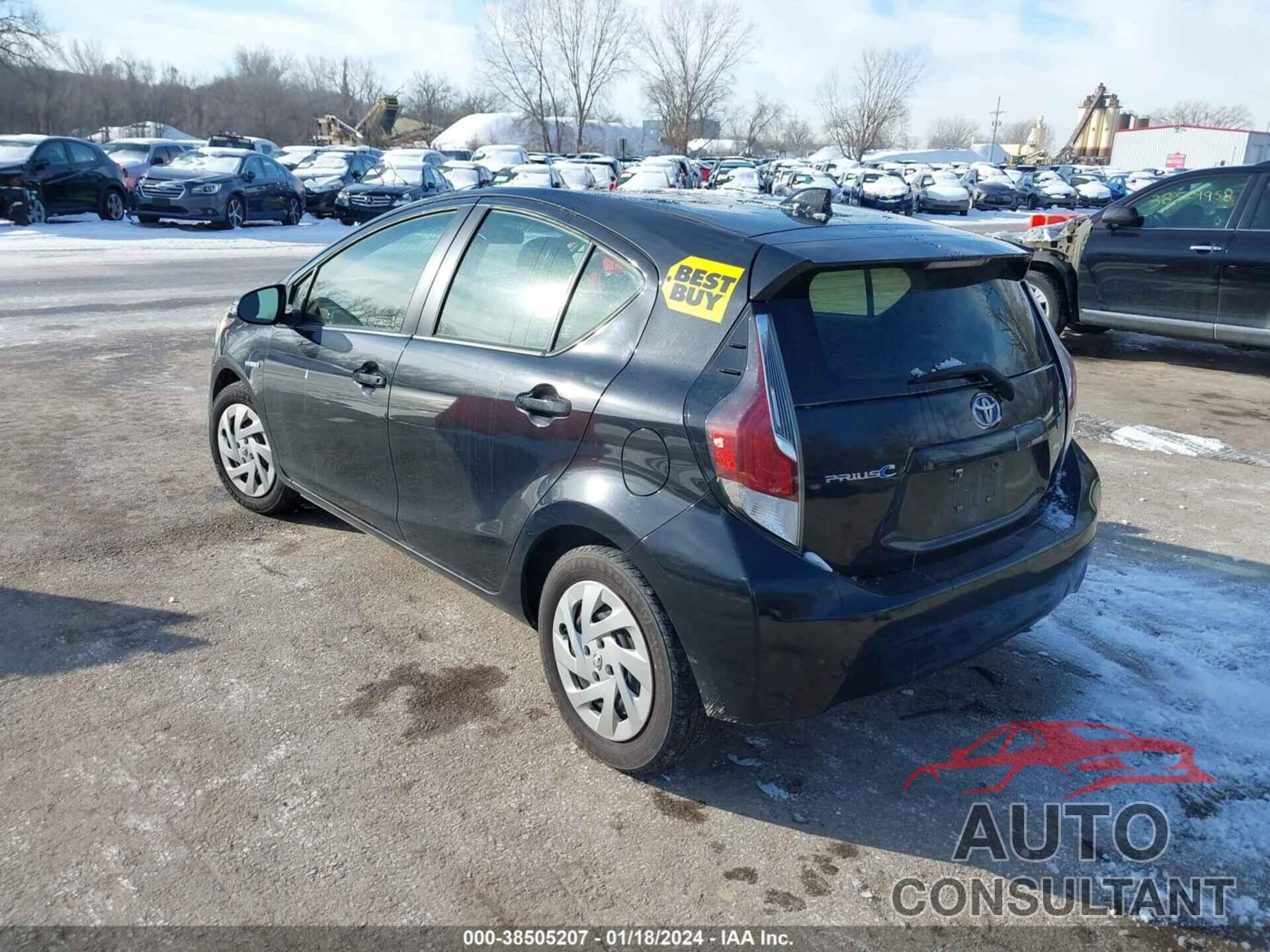 TOYOTA PRIUS C 2016 - JTDKDTB32G1124846