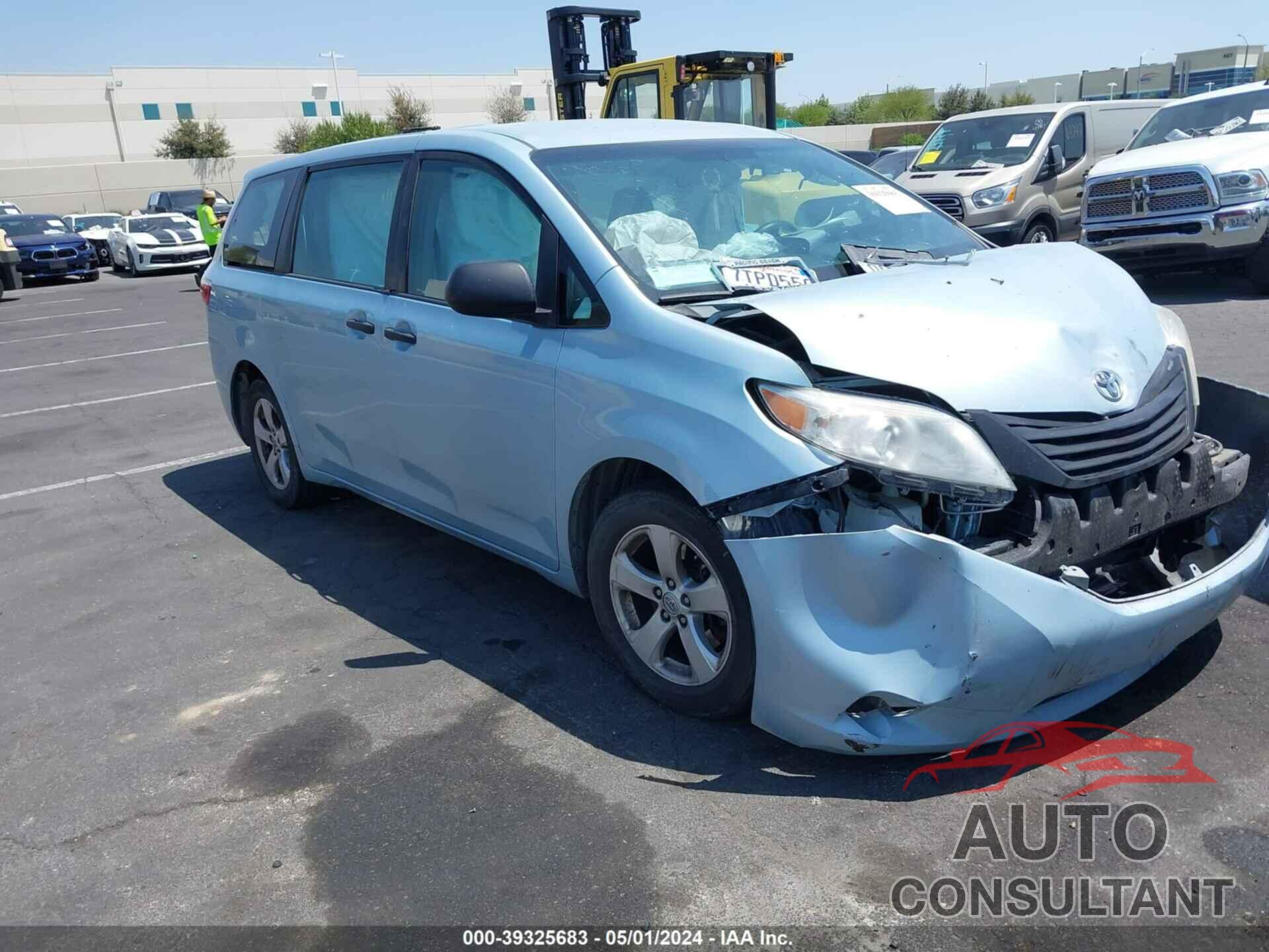 TOYOTA SIENNA 2016 - 5TDZK3DC4GS713403