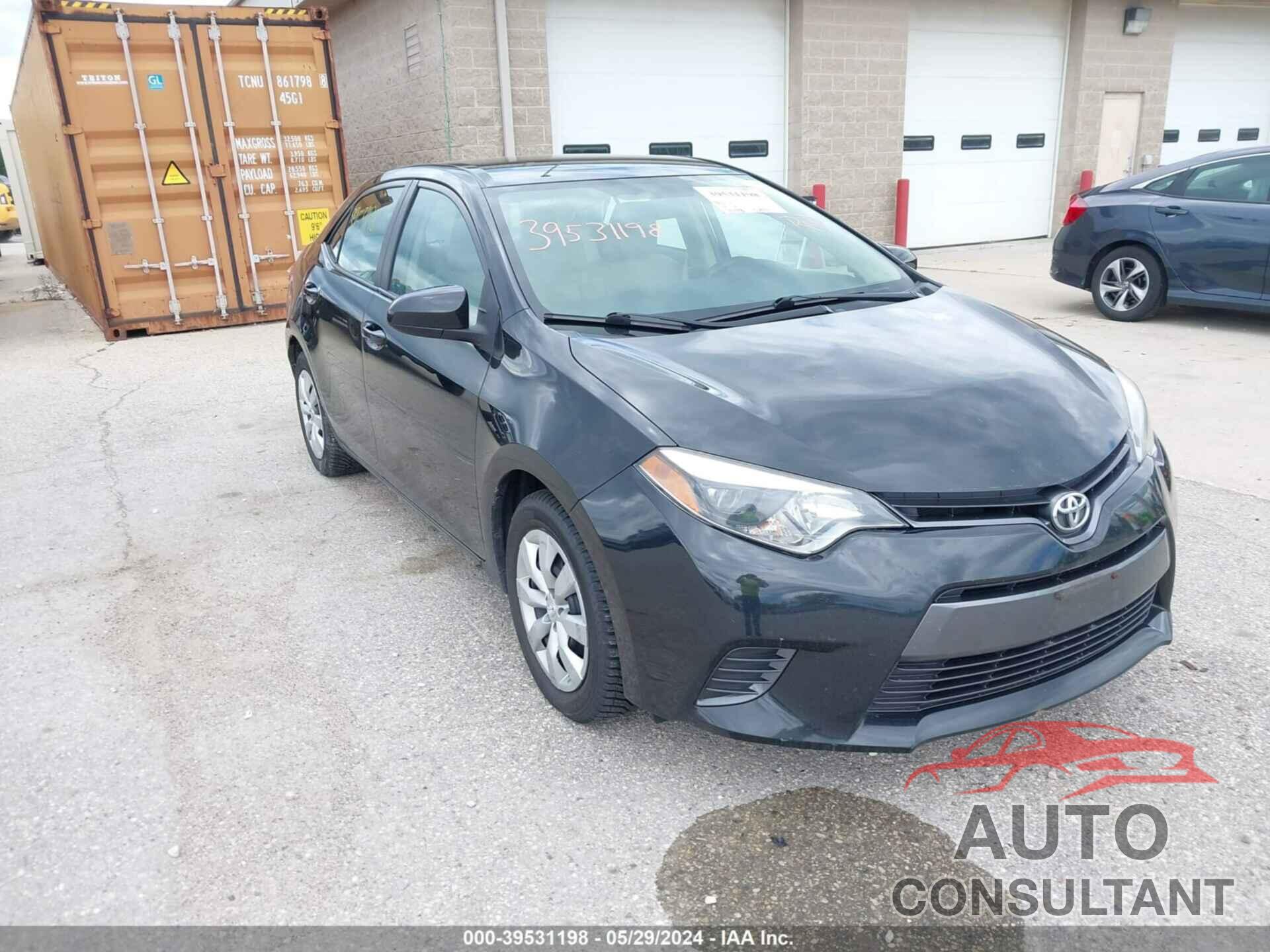 TOYOTA COROLLA 2016 - 2T1BURHE6GC707072