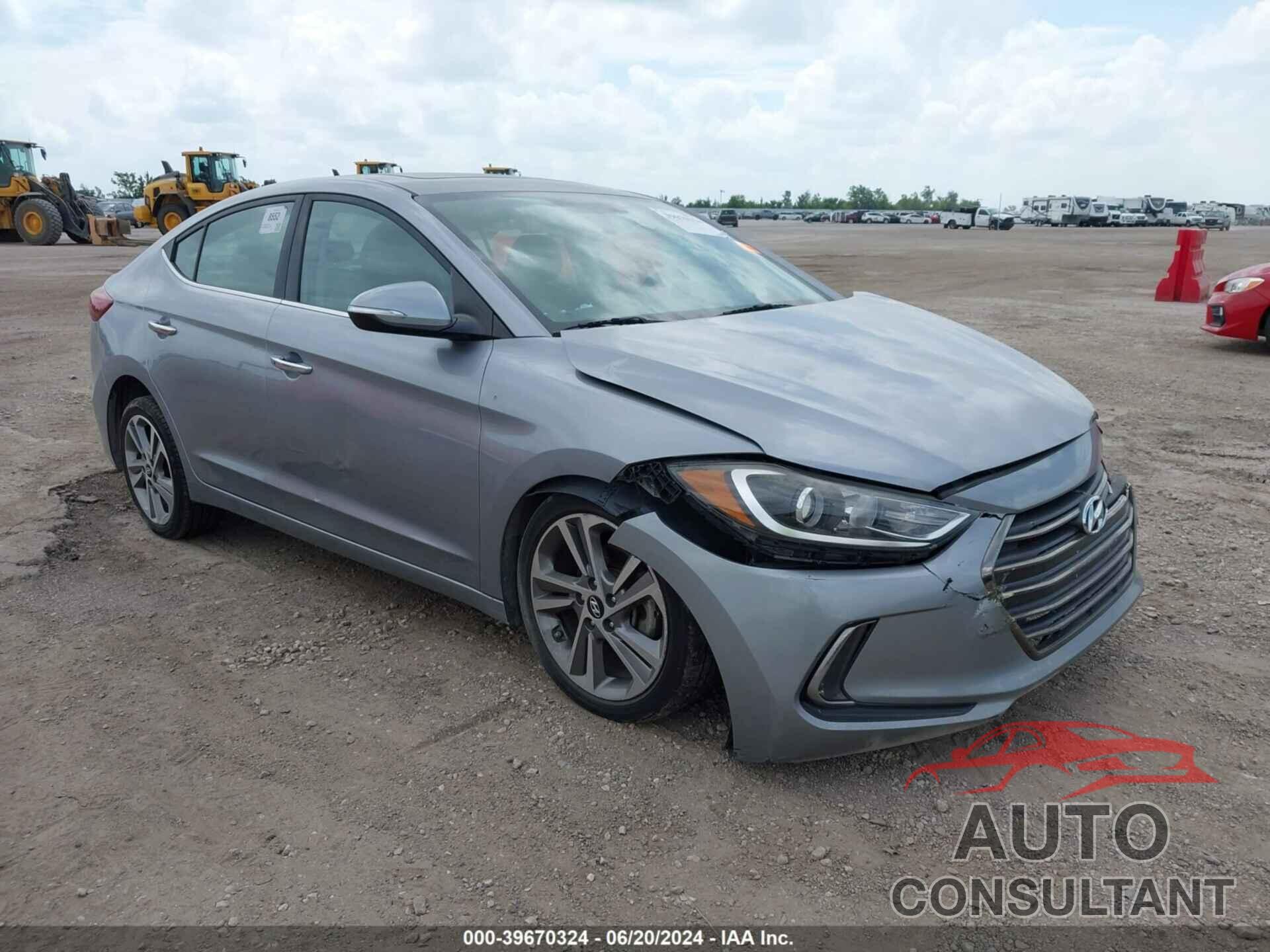 HYUNDAI ELANTRA 2017 - 5NPD84LF3HH090650