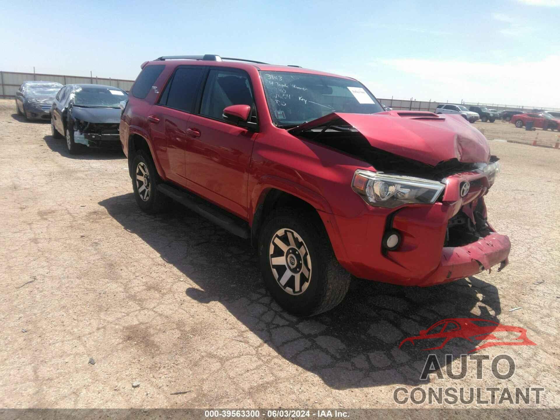 TOYOTA 4RUNNER 2017 - JTEBU5JR5H5441740