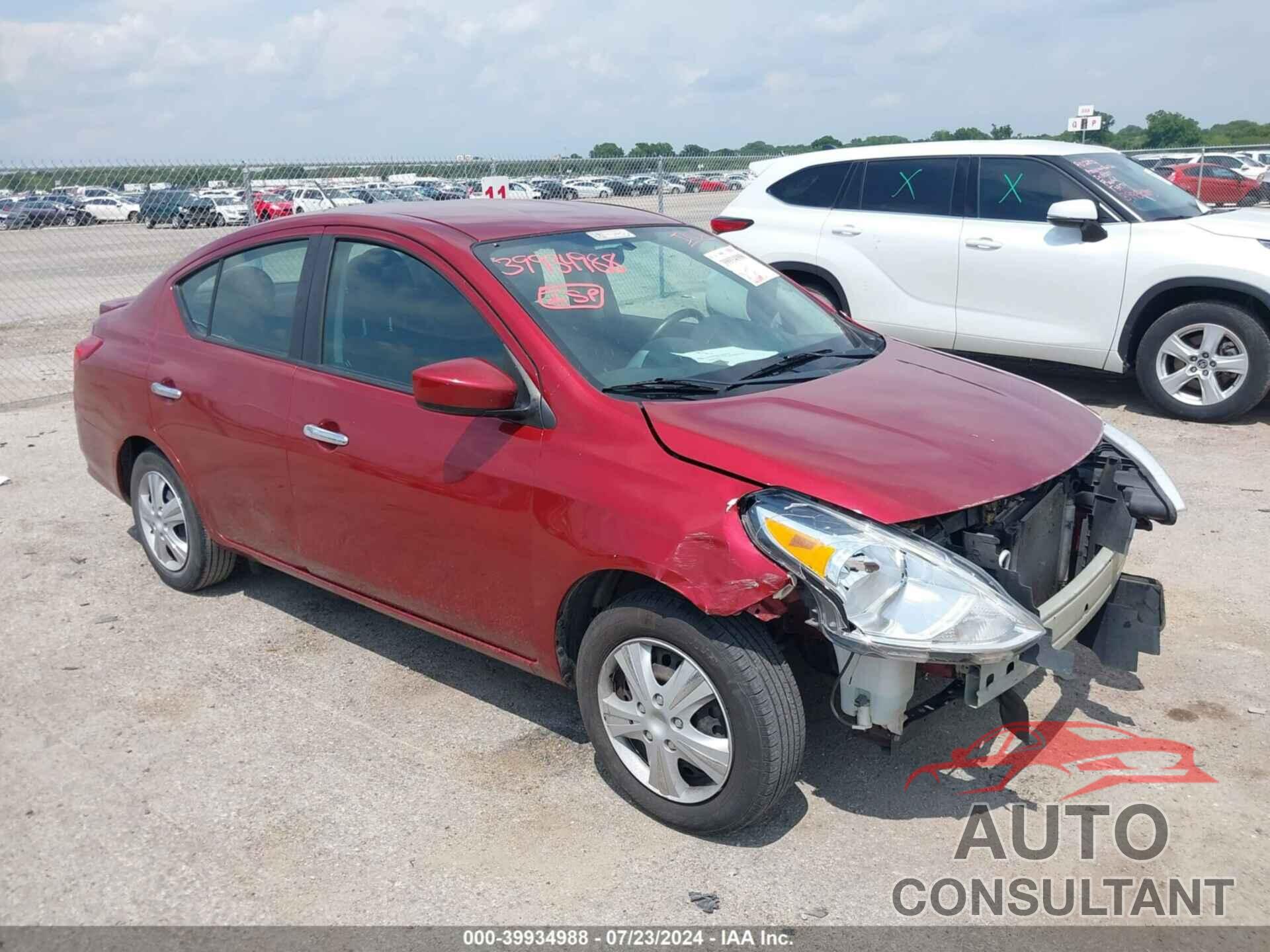 NISSAN VERSA 2019 - 3N1CN7AP7KL861705