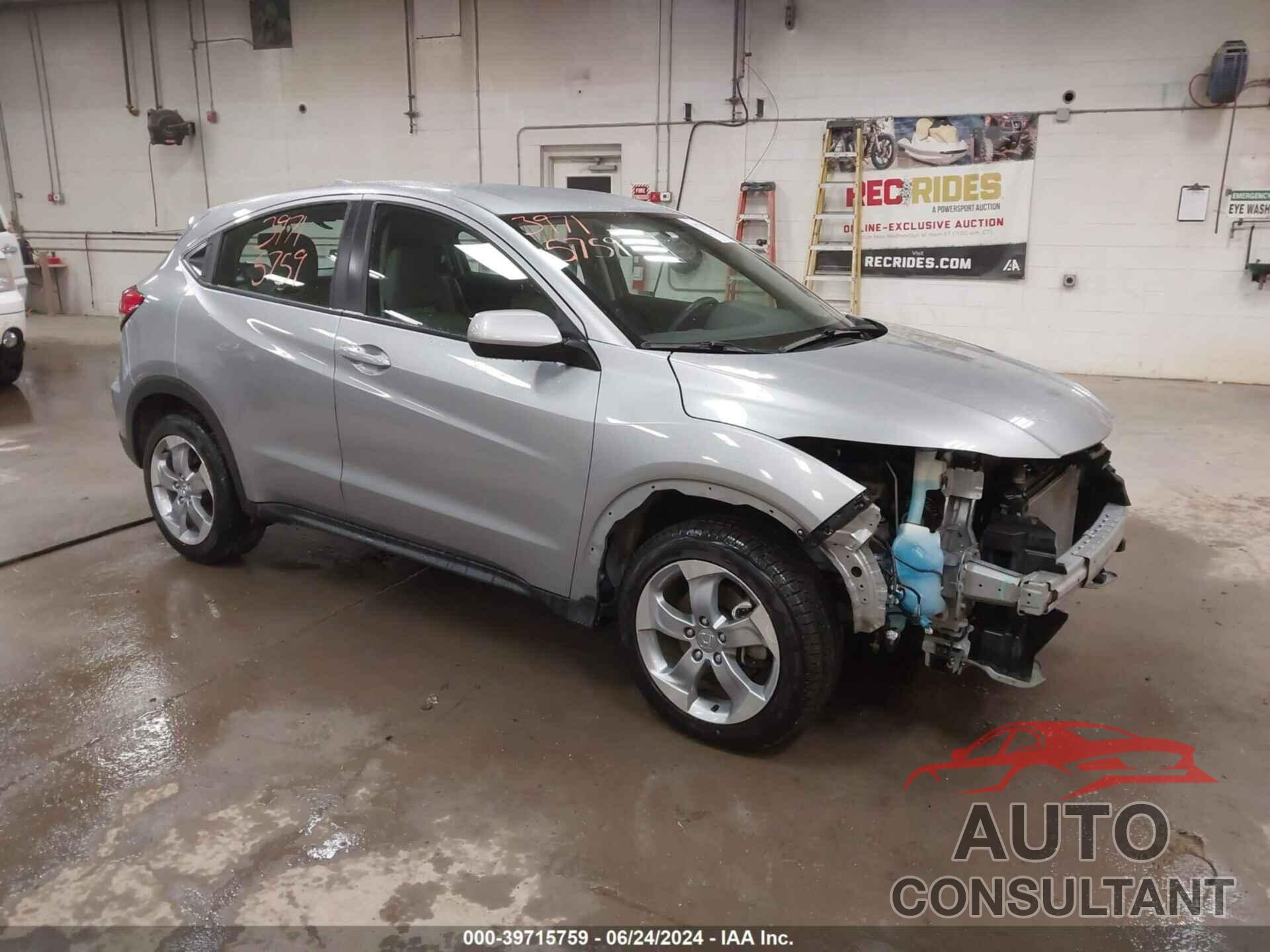 HONDA HR-V 2020 - 3CZRU6H30LM706166