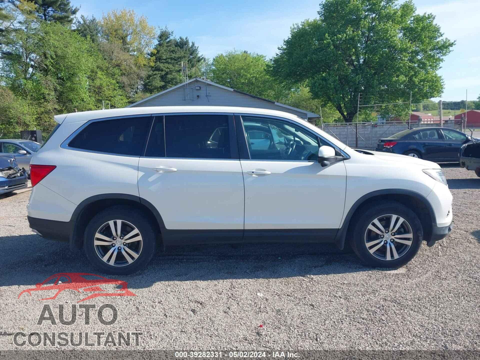 HONDA PILOT 2017 - 5FNYF6H87HB089433