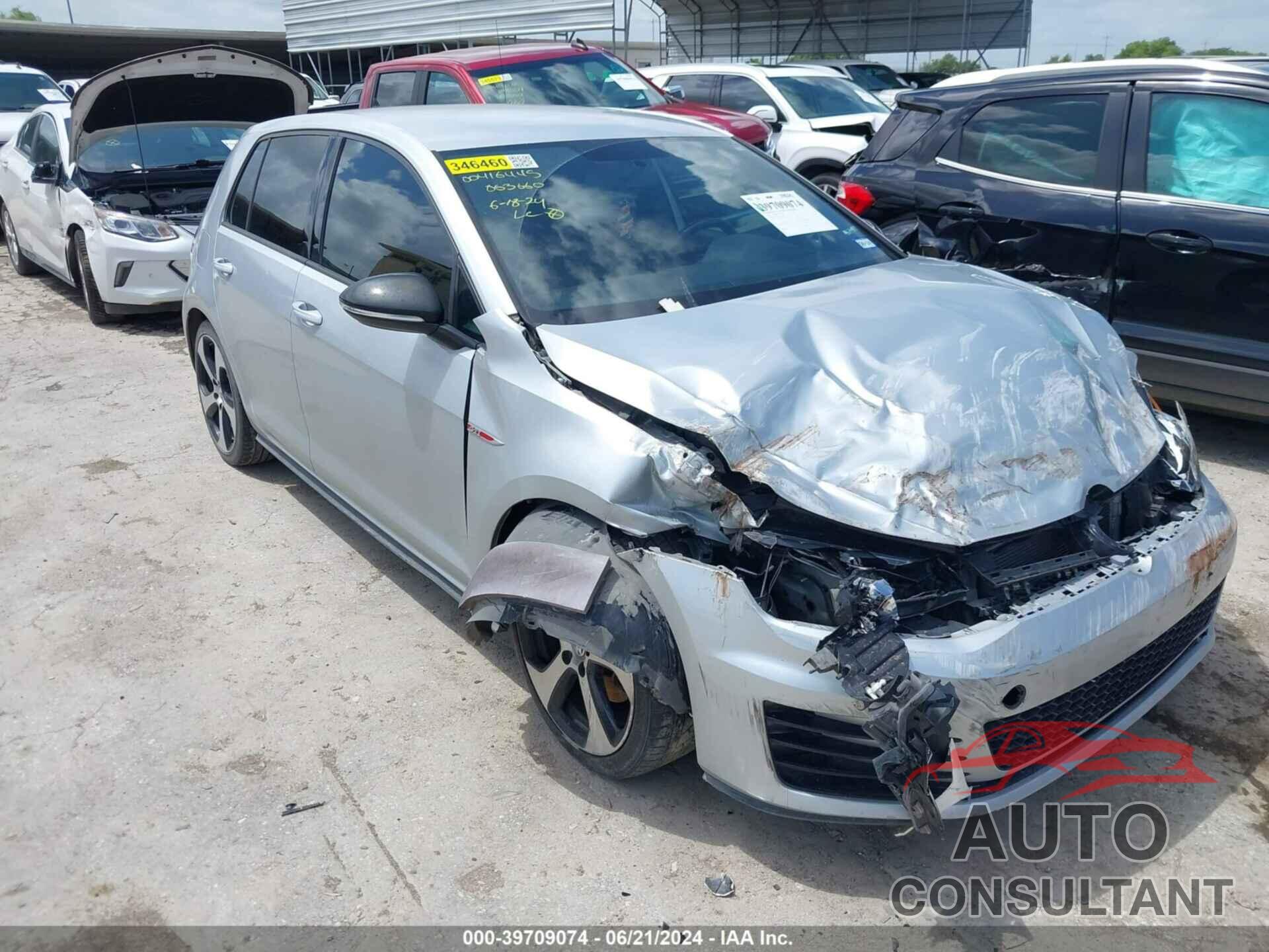 VOLKSWAGEN GOLF GTI 2017 - 3VW4T7AU2HM063660