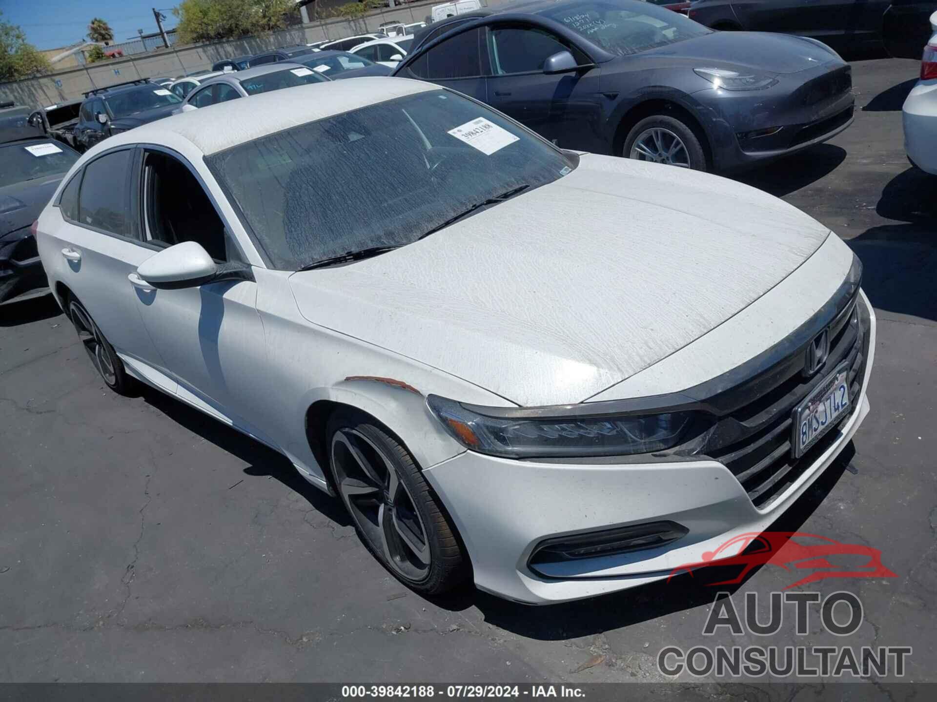 HONDA ACCORD 2019 - 1HGCV1F38KA124750