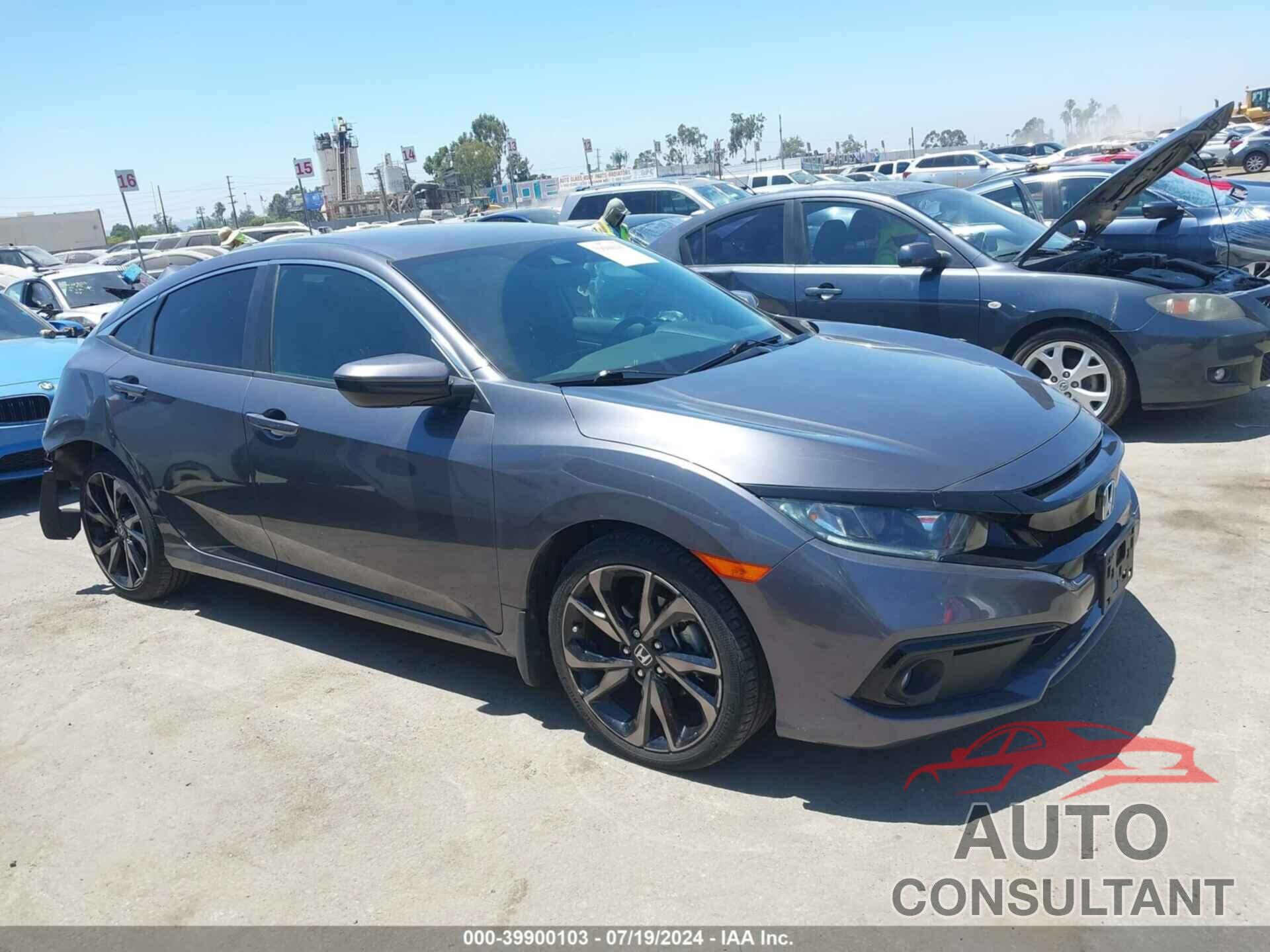 HONDA CIVIC 2019 - 2HGFC2F80KH540894