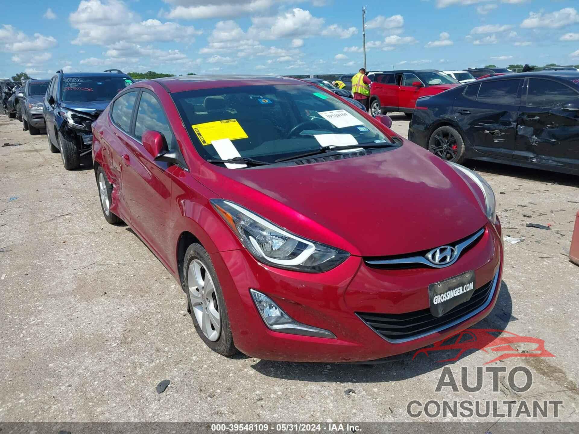 HYUNDAI ELANTRA 2016 - 5NPDH4AE4GH725755