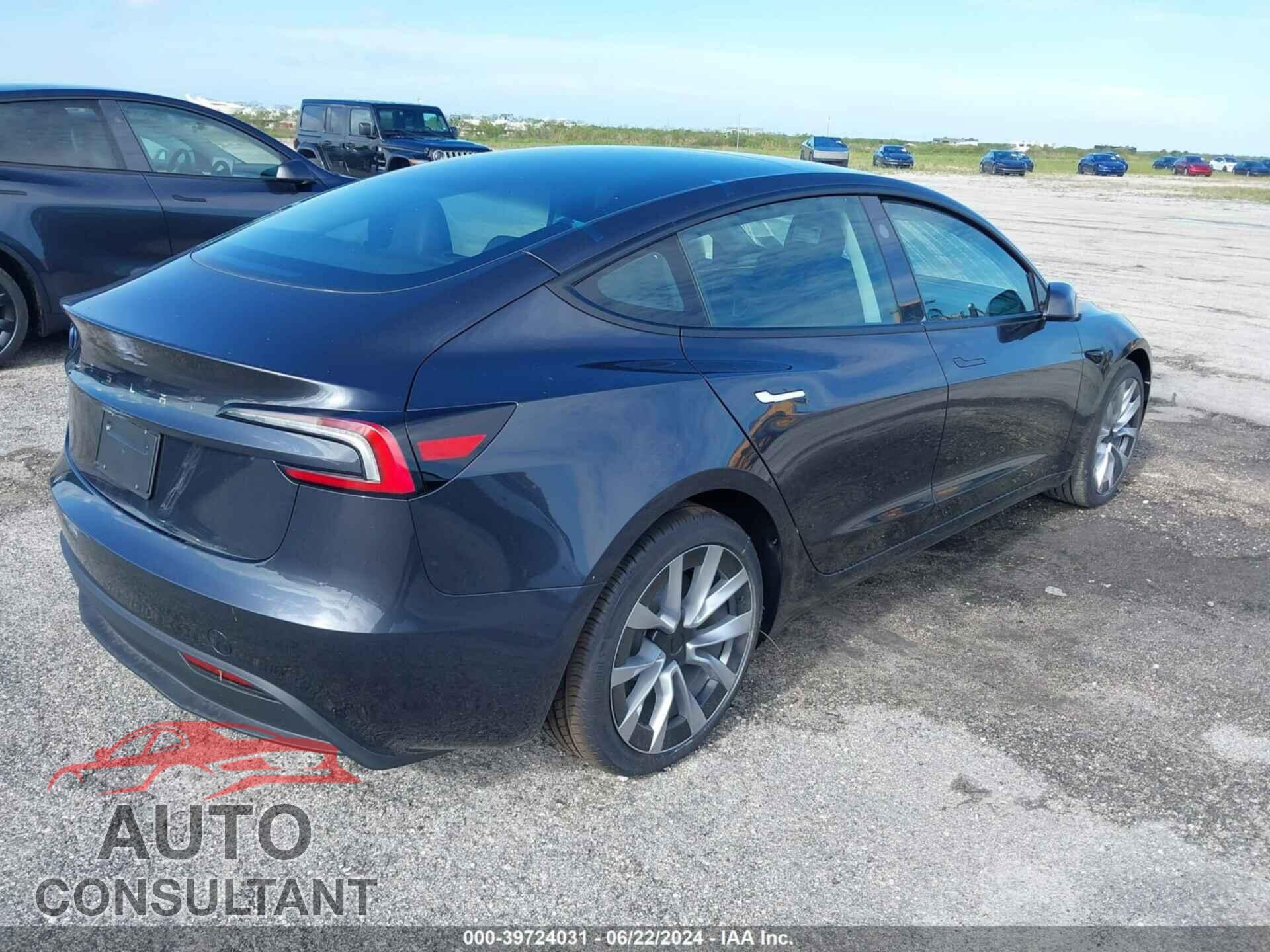 TESLA MODEL 3 2024 - 5YJ3E1EA5RF751065