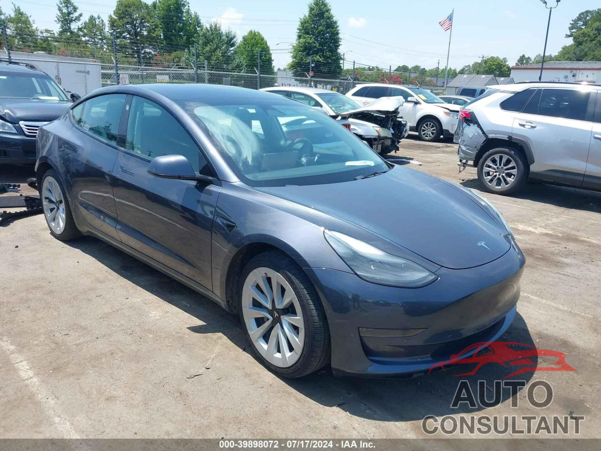 TESLA MODEL 3 2022 - 5YJ3E1EA6NF189588