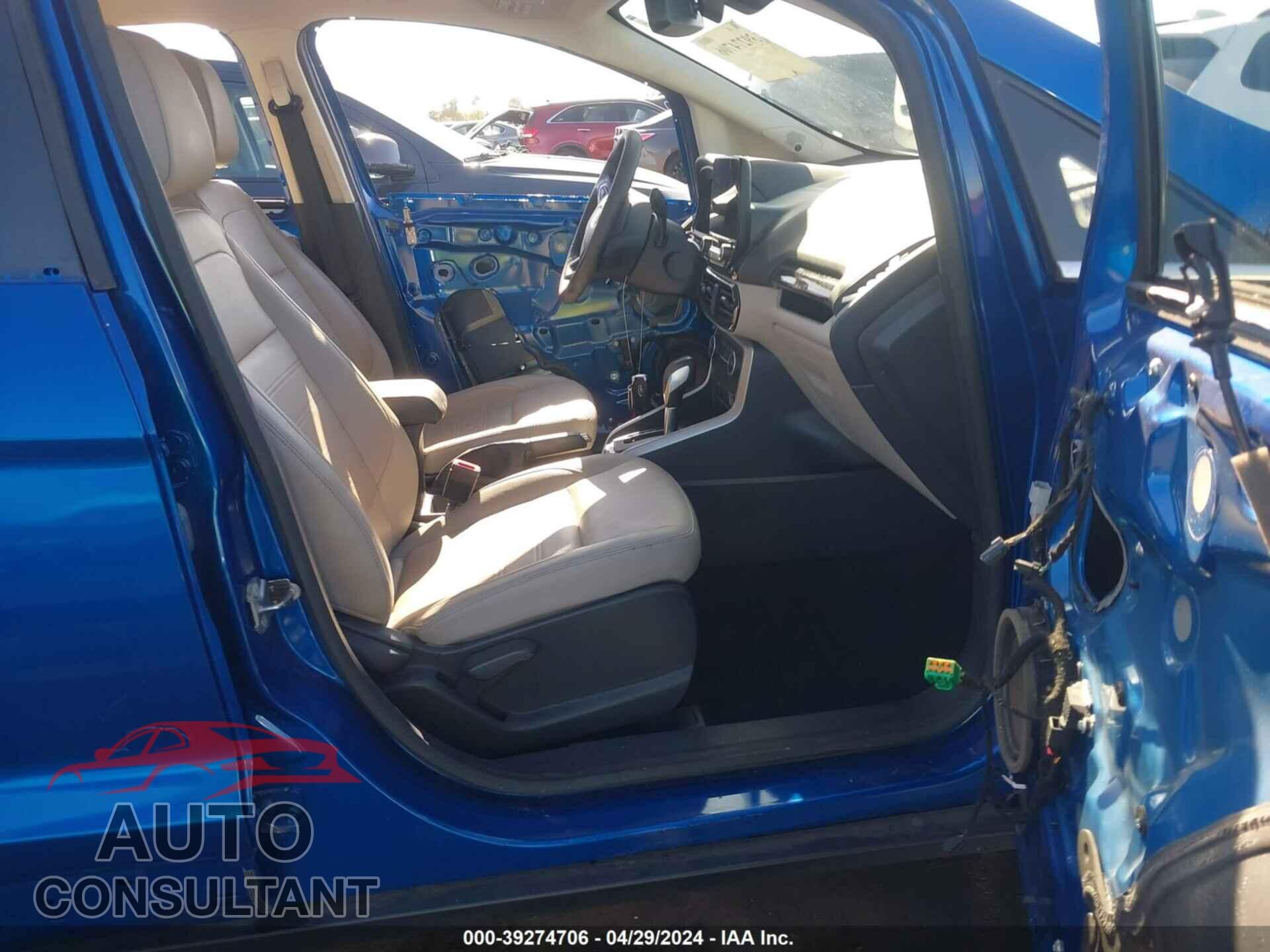 FORD ECOSPORT 2019 - MAJ6S3KL0KC307690