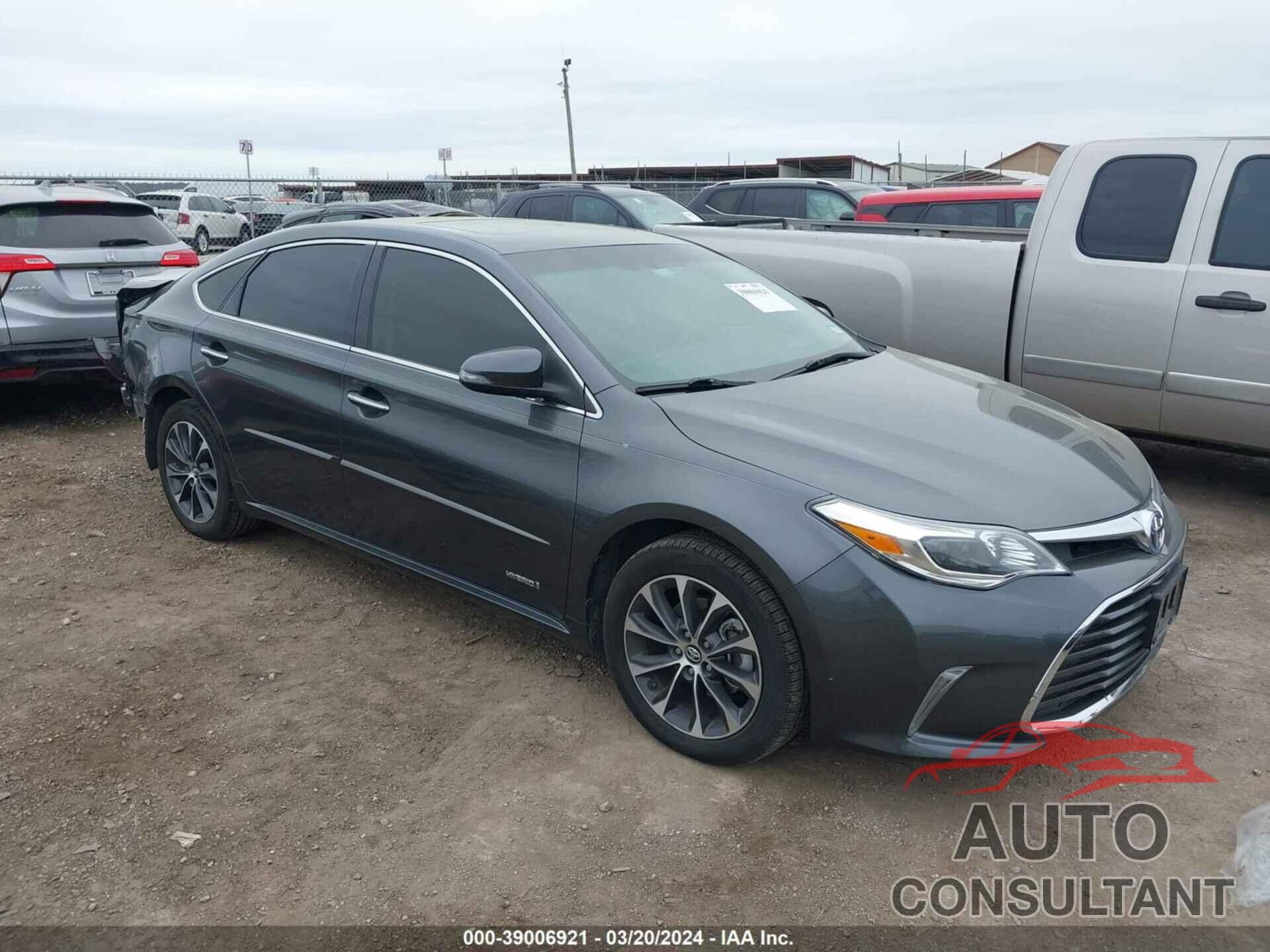 TOYOTA AVALON HYBRID 2016 - 4T1BD1EB9GU056918