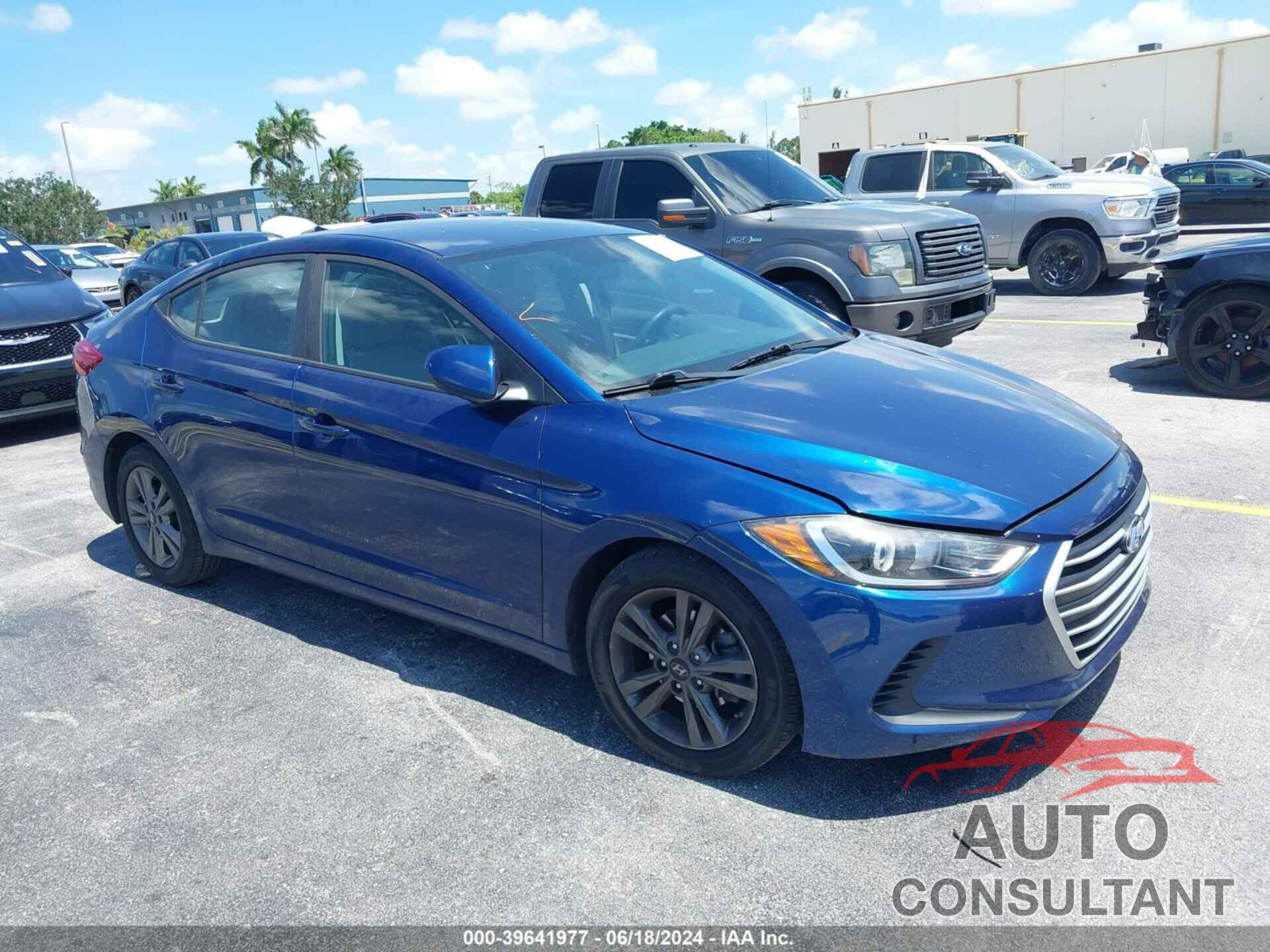 HYUNDAI ELANTRA 2018 - 5NPD84LF1JH223833