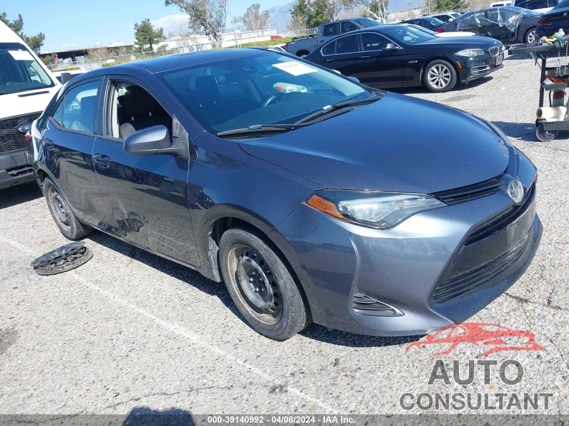TOYOTA COROLLA 2019 - 2T1BURHE2KC161783
