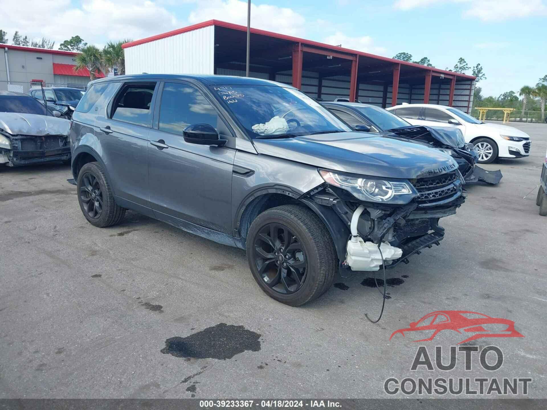 LAND ROVER DISCOVERY SPORT 2018 - SALCR2RX9JH744917