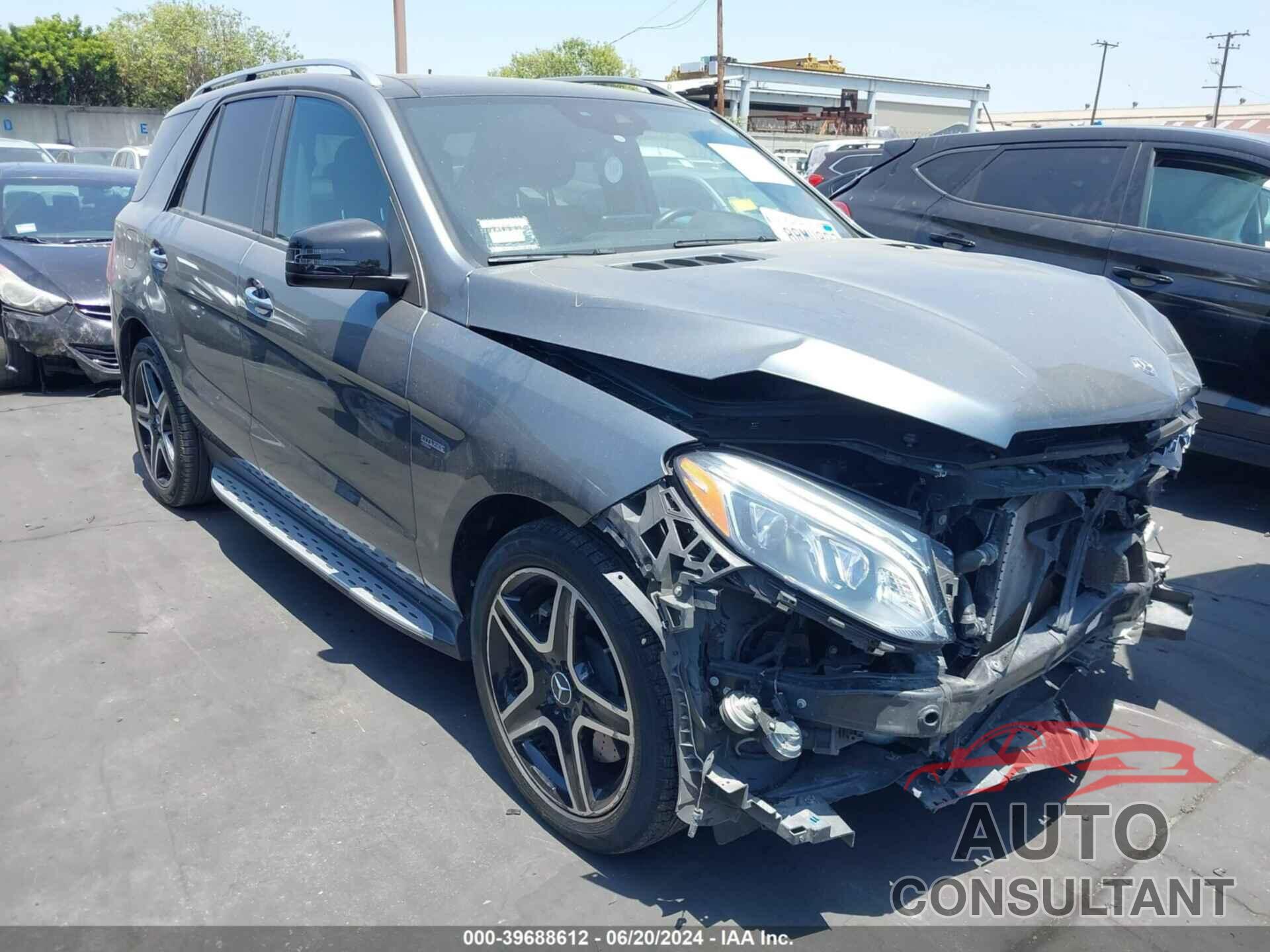 MERCEDES-BENZ AMG GLE 43 2017 - 4JGDA6EB2HA957095