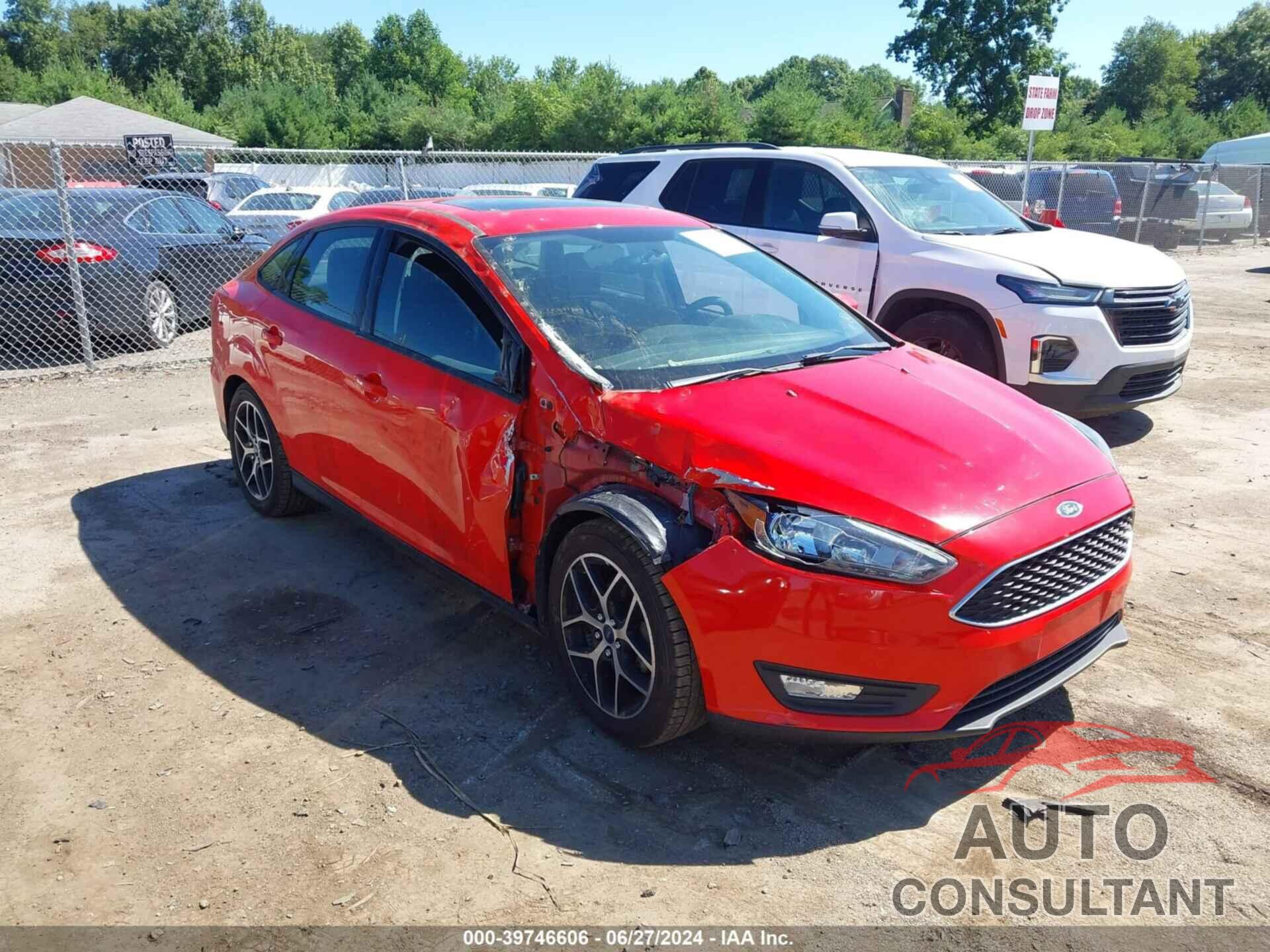 FORD FOCUS 2017 - 1FADP3H29HL249689