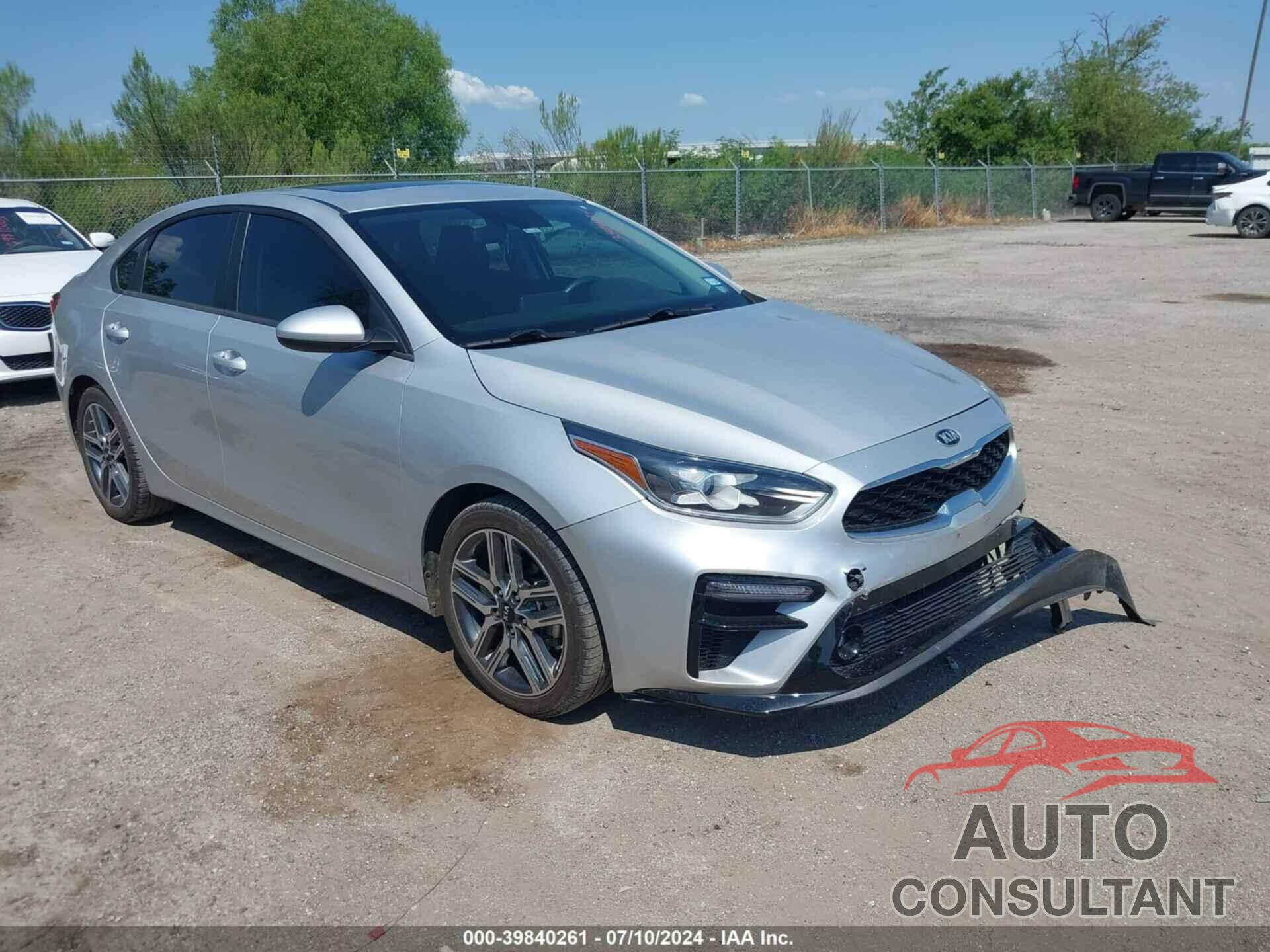 KIA FORTE 2019 - 3KPF34AD1KE070000