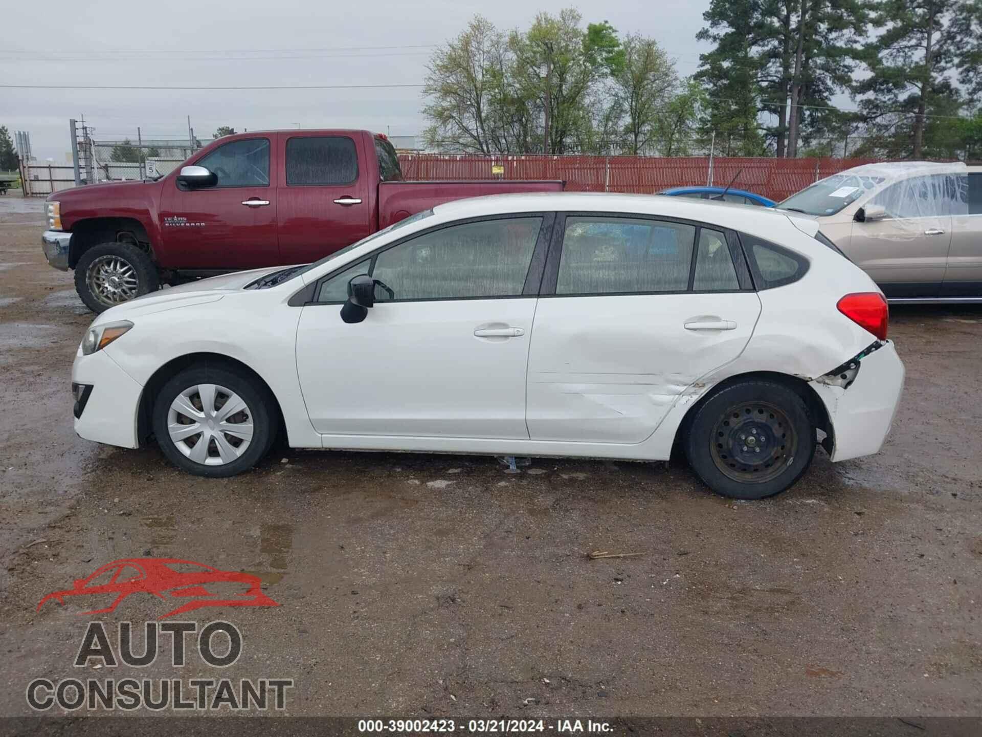 SUBARU IMPREZA 2016 - JF1GPAA64G8323598