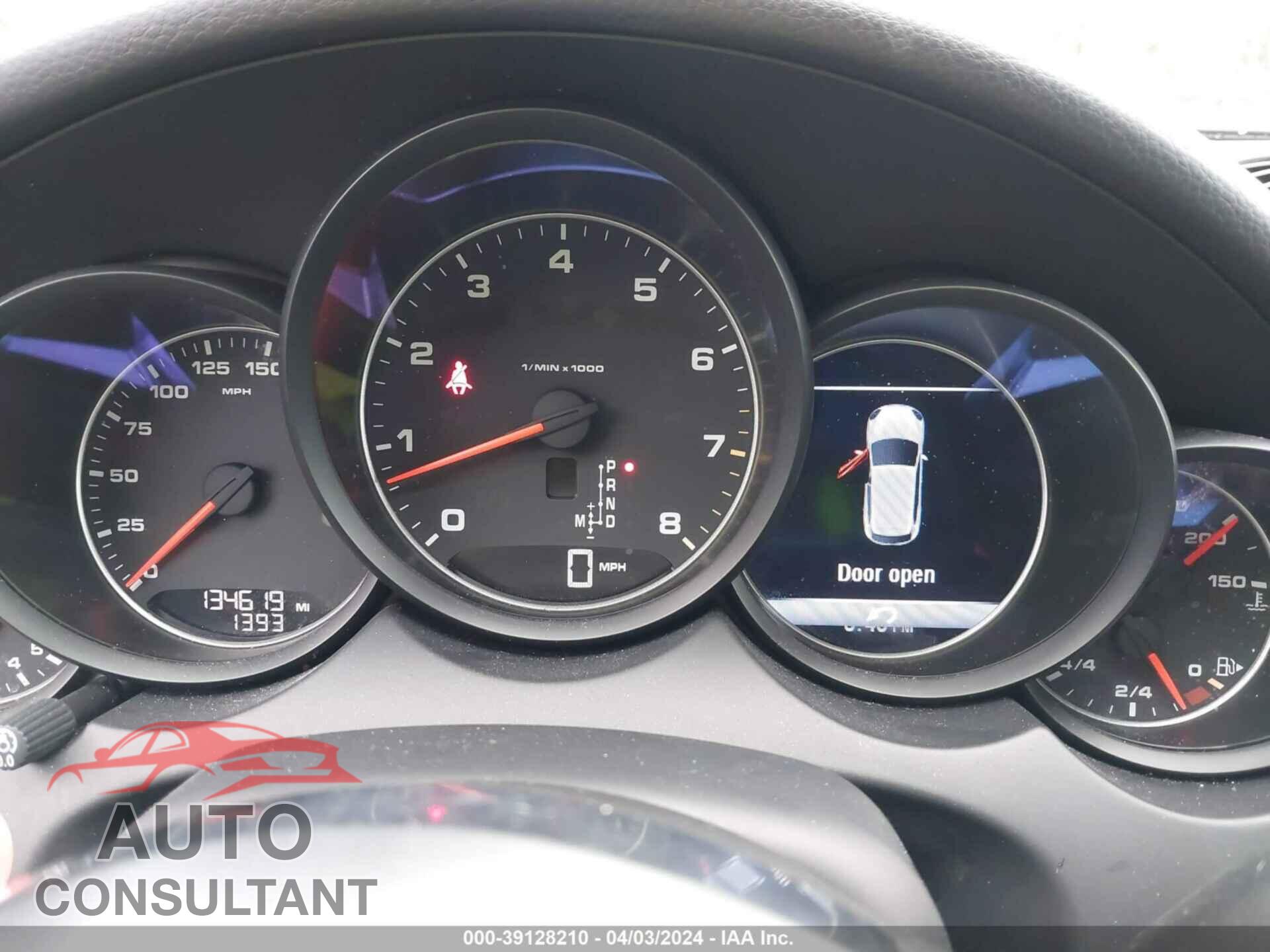 PORSCHE CAYENNE 2016 - WP1AA2A20GLA03226