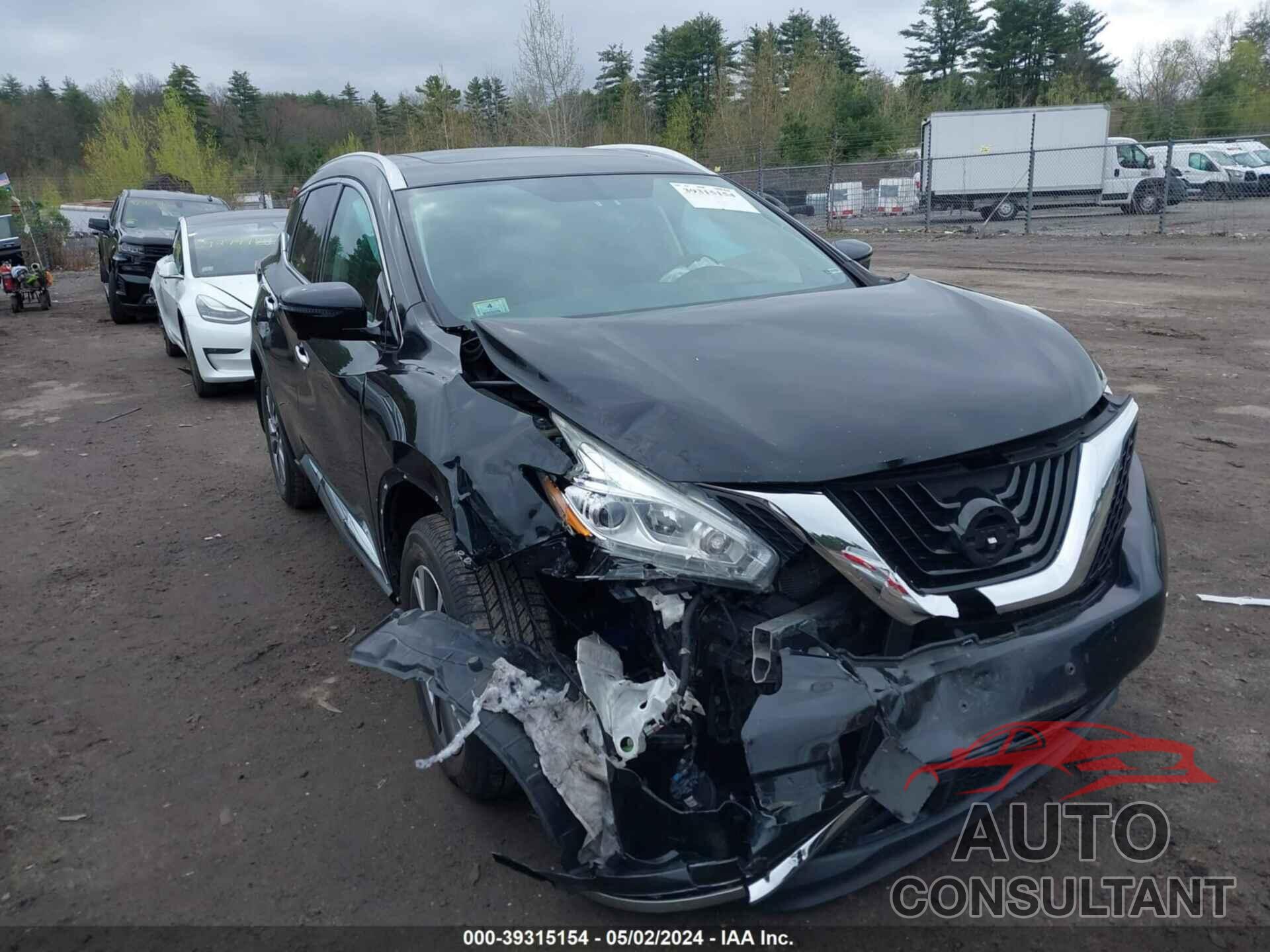 NISSAN MURANO 2016 - 5N1AZ2MH1GN116256