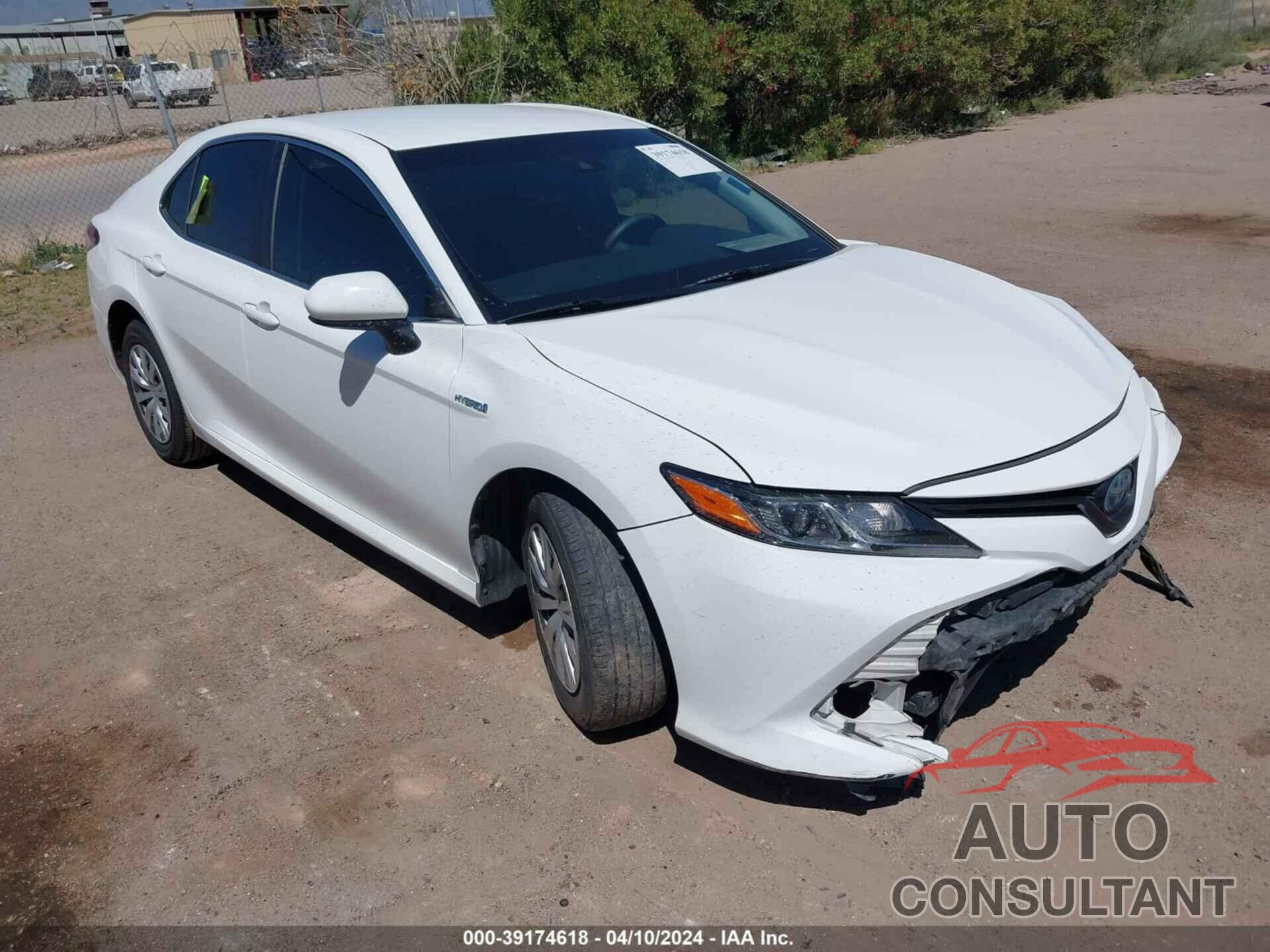 TOYOTA CAMRY HYBRID 2018 - 4T1B31HK4JU001637