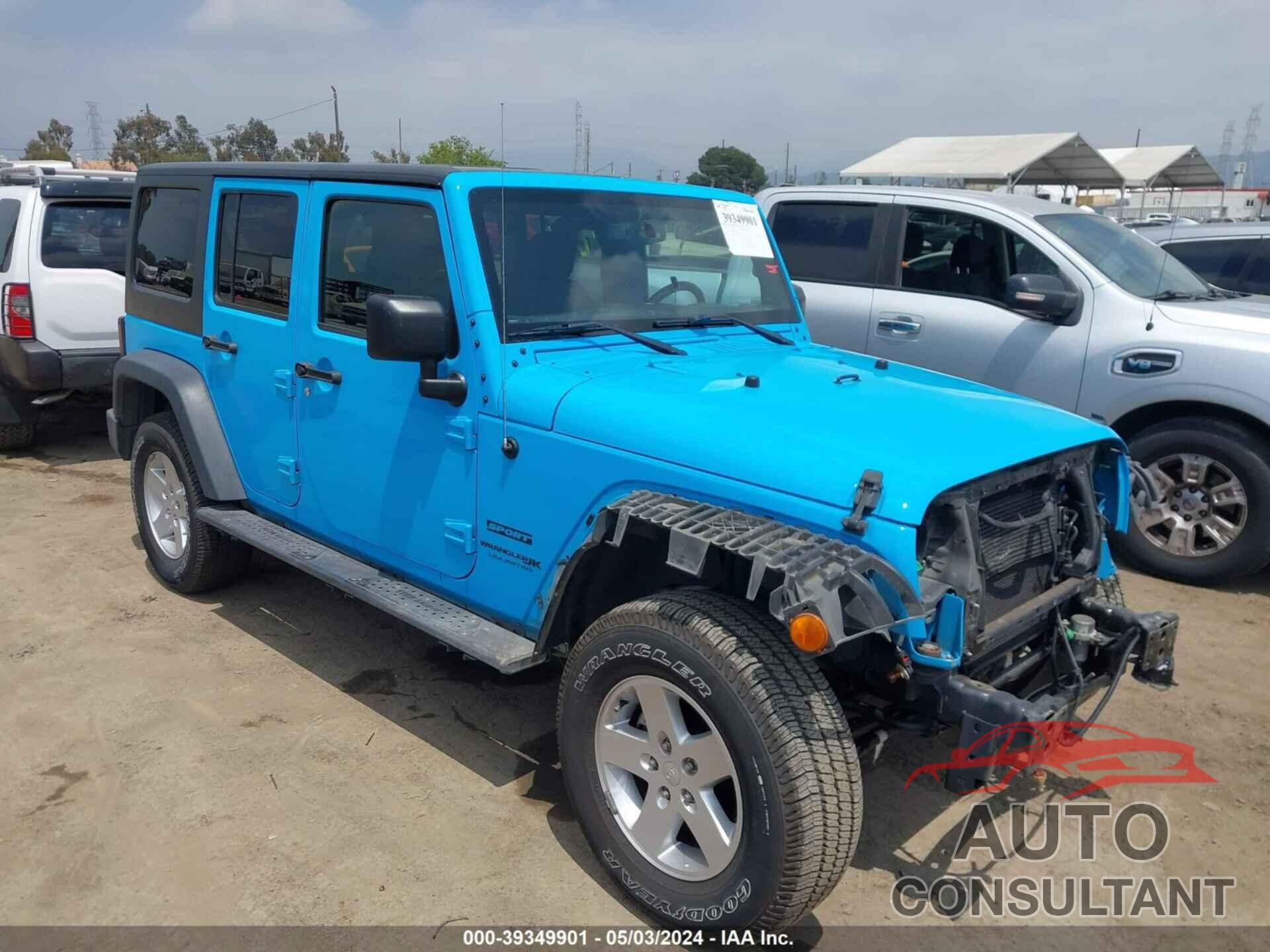 JEEP WRANGLER JK UNLIMITED 2018 - 1C4BJWDG7JL810662
