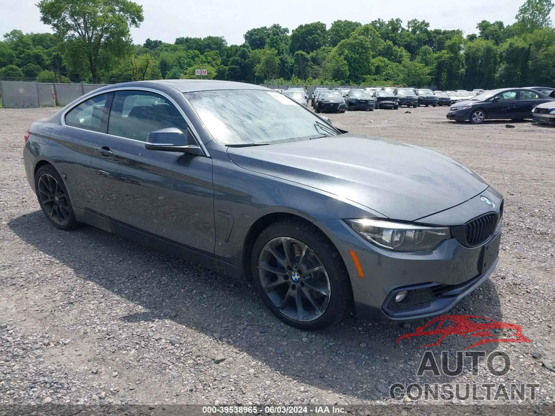 BMW 430I 2019 - WBA4W5C52KAE43848