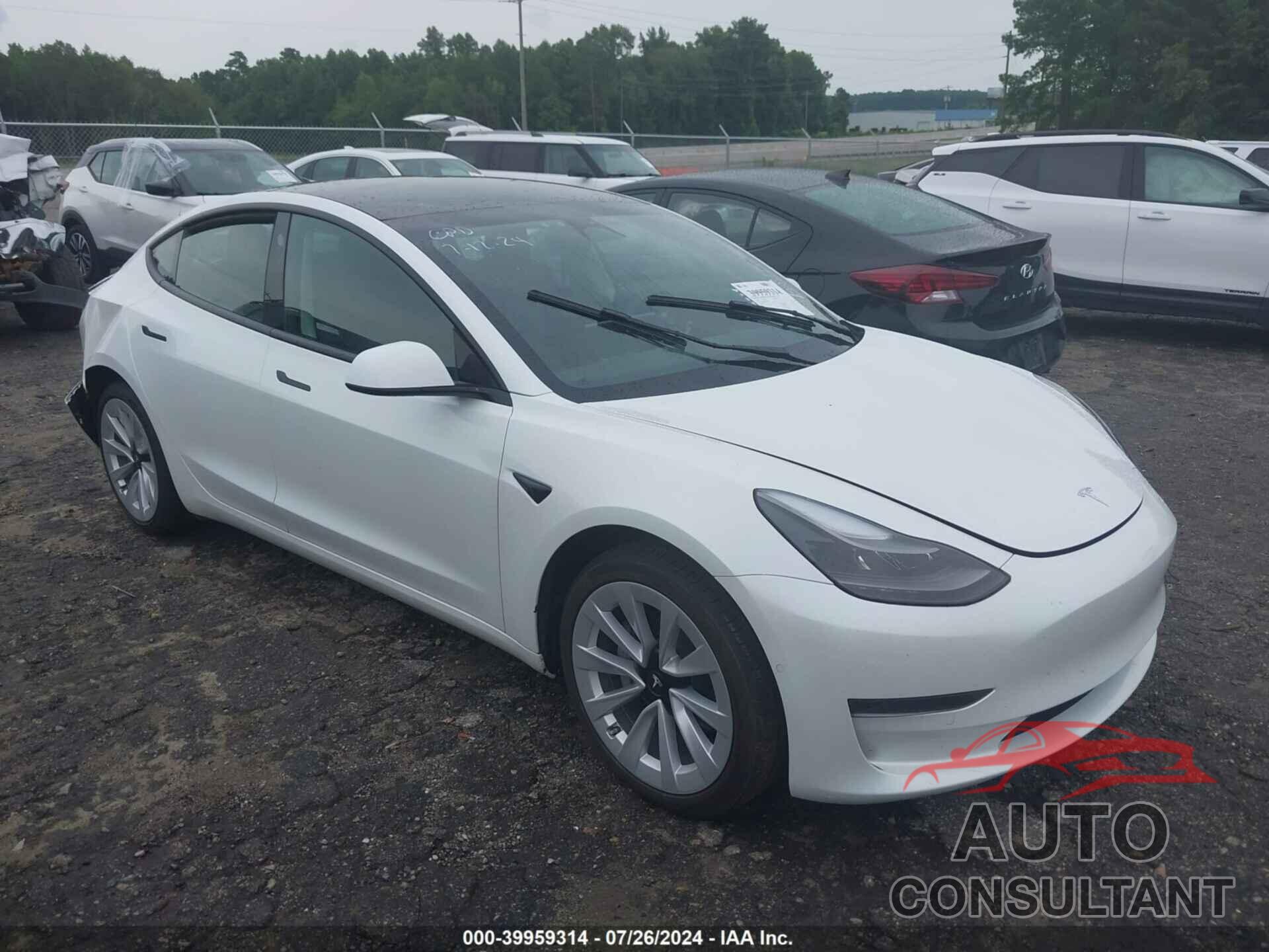 TESLA MODEL 3 2022 - 5YJ3E1EA0NF239904