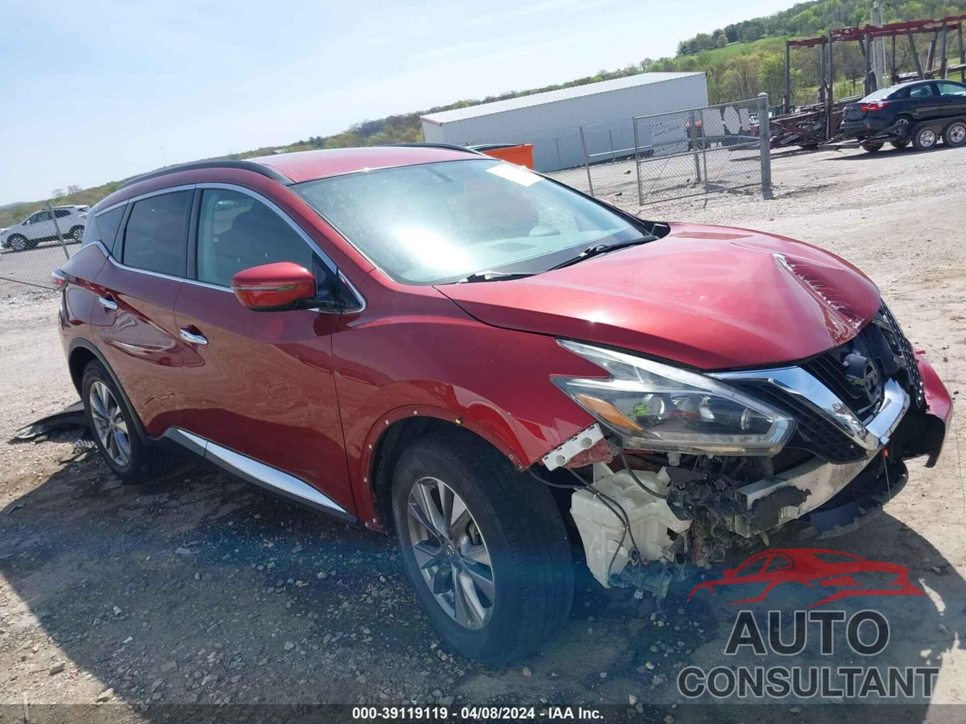 NISSAN MURANO 2018 - 5N1AZ2MH7JN153593