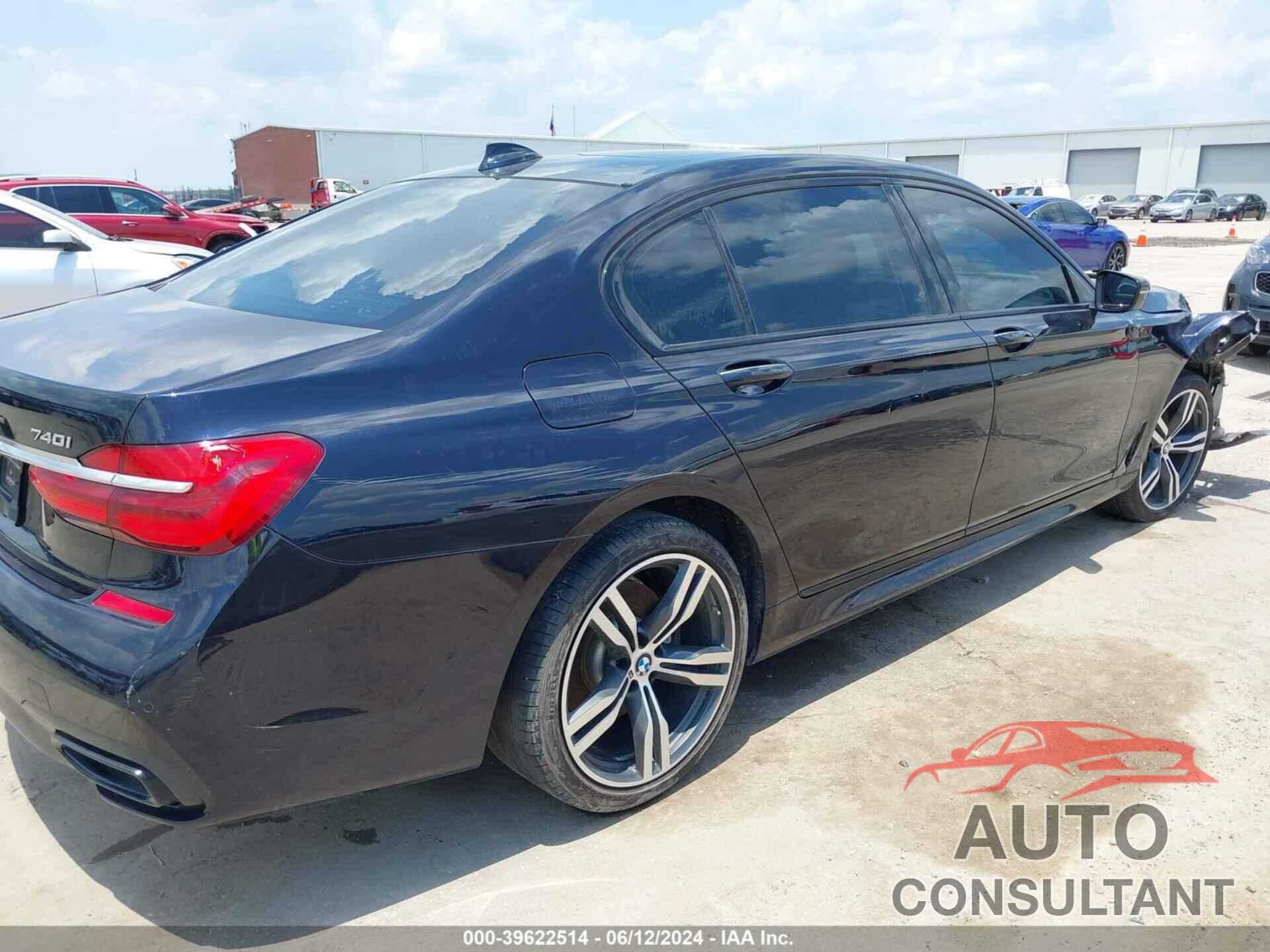 BMW 740I 2018 - WBA7E2C54JG742667