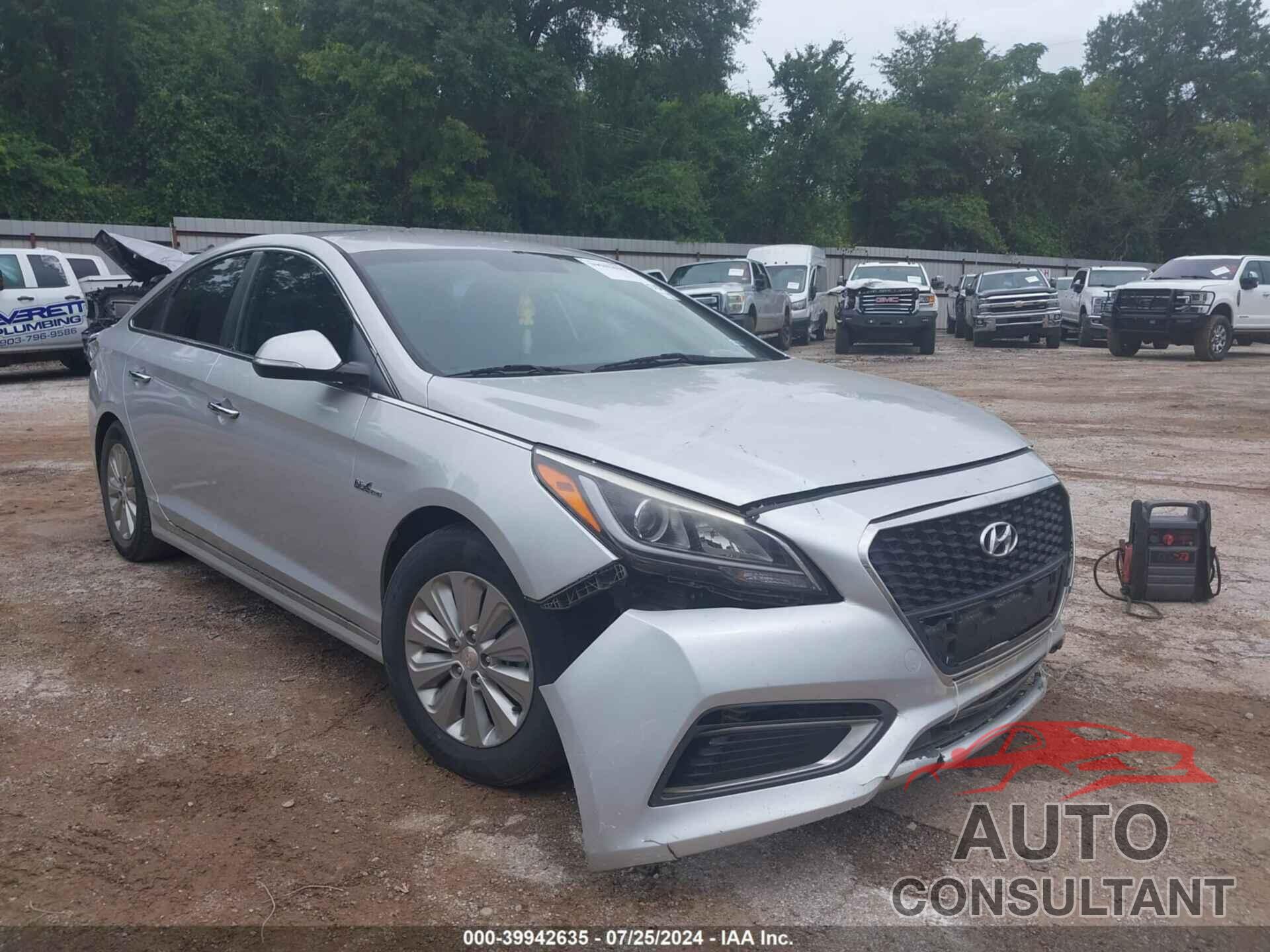 HYUNDAI SONATA HYBRID 2016 - KMHE24L10GA022110