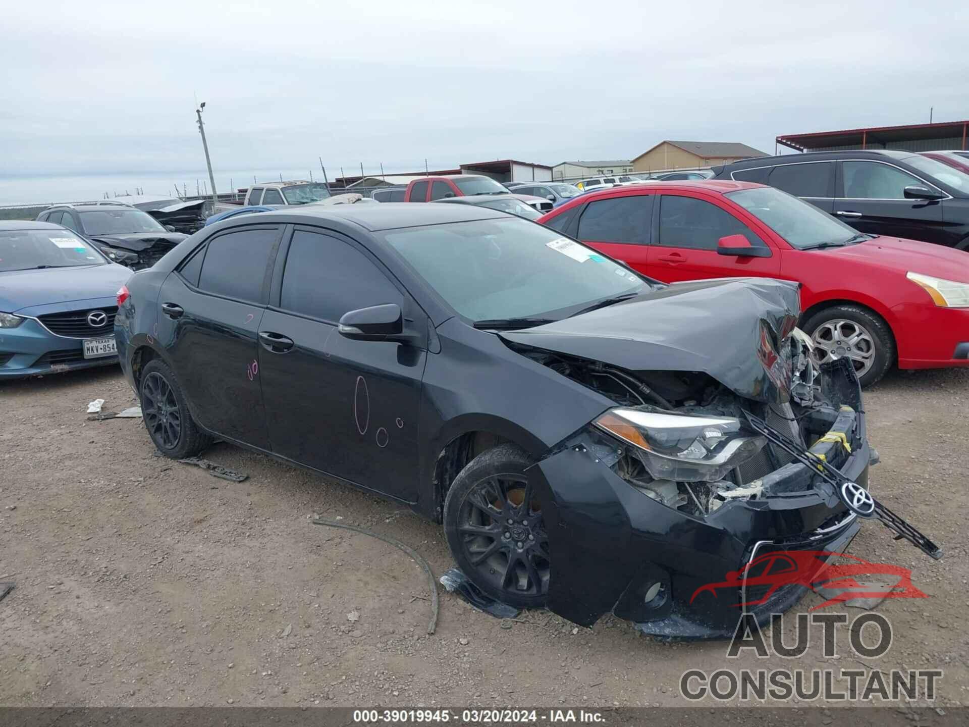 TOYOTA COROLLA 2016 - 2T1BURHE6GC526621