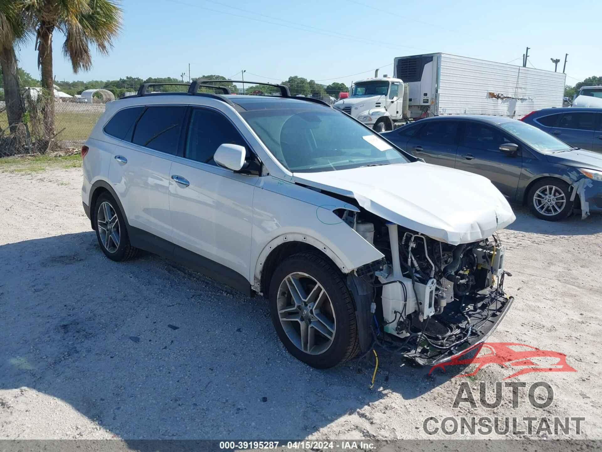 HYUNDAI SANTA FE 2017 - KM8SR4HF9HU231185