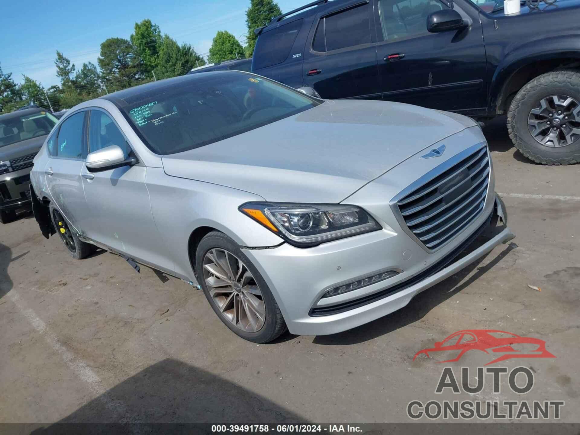 HYUNDAI GENESIS 2016 - KMHGN4JE8GU128289