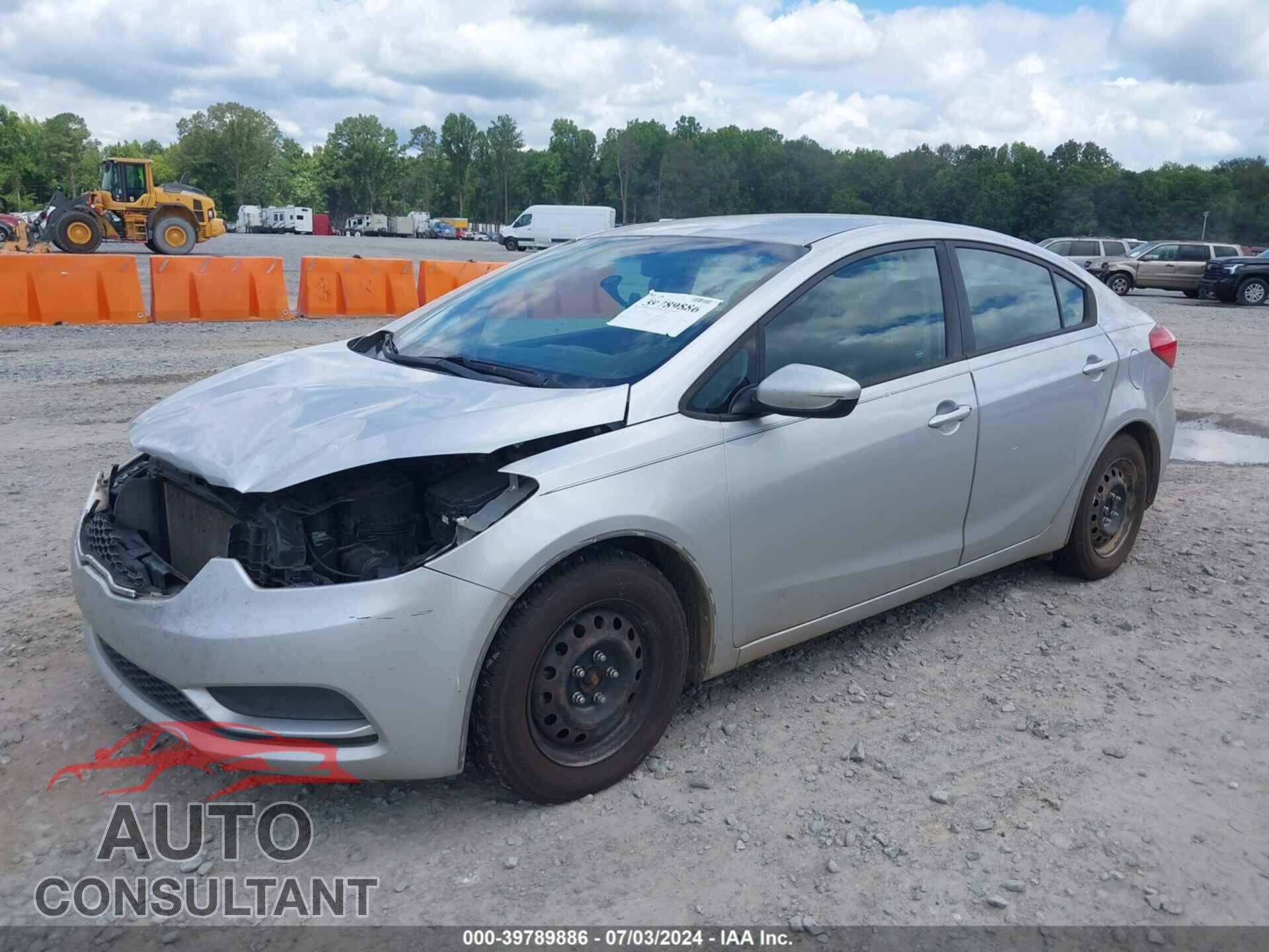KIA FORTE 2016 - KNAFK4A60G5518084