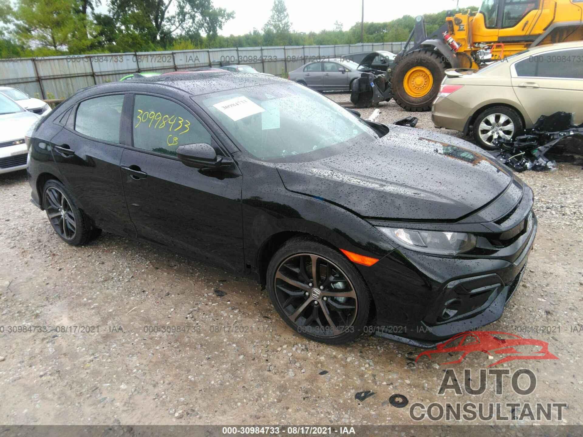 HONDA CIVIC HATCHBACK 2021 - SHHFK7H49MU217976