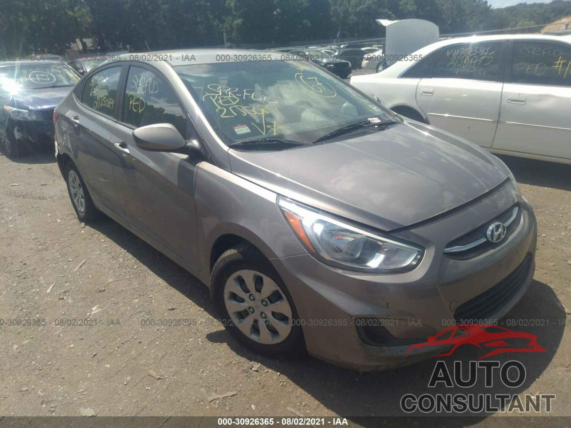 HYUNDAI ACCENT 2017 - KMHCT4AE6HU364008