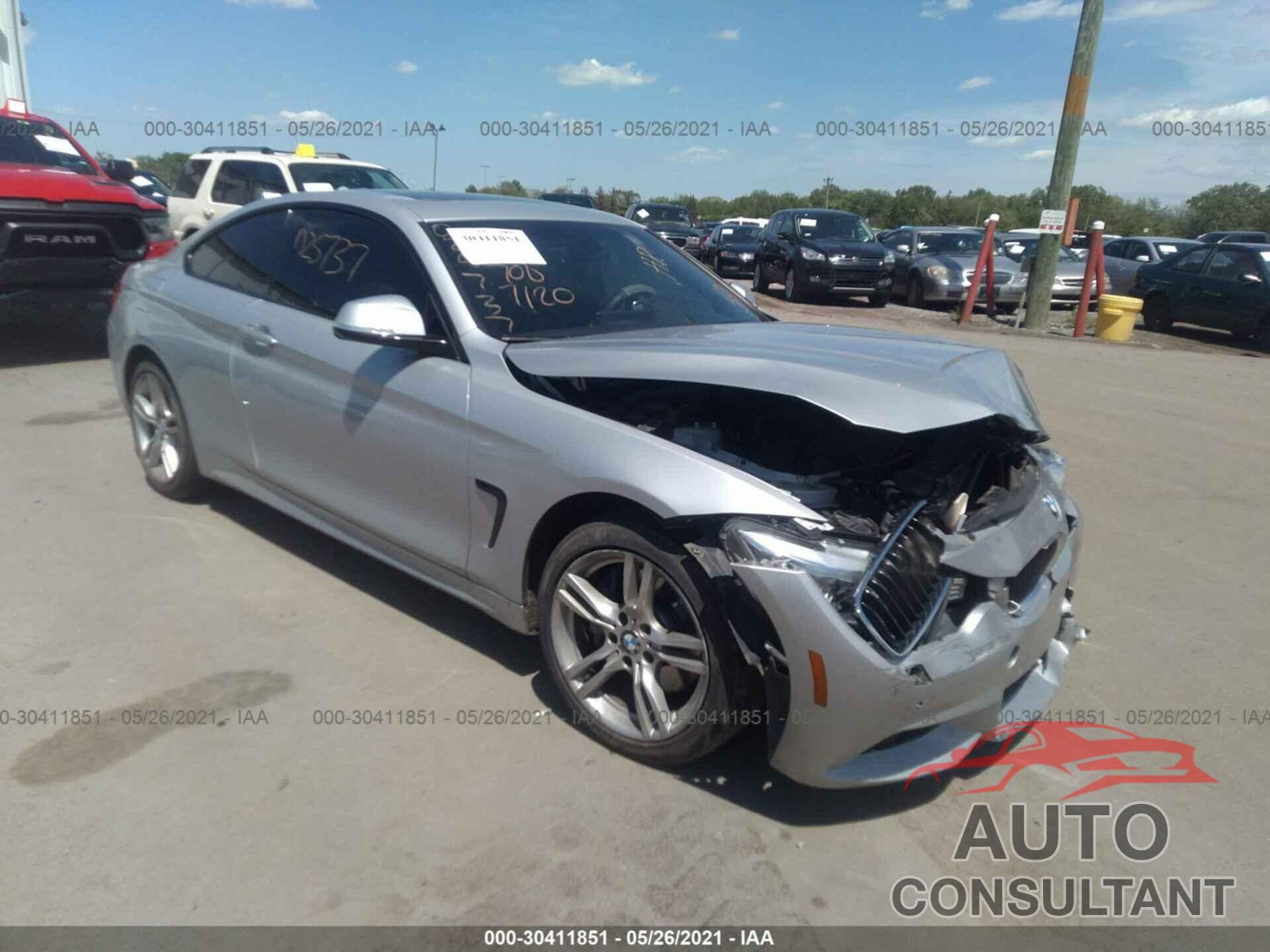 BMW 4 SERIES 2016 - WBA3N9C55GK250601