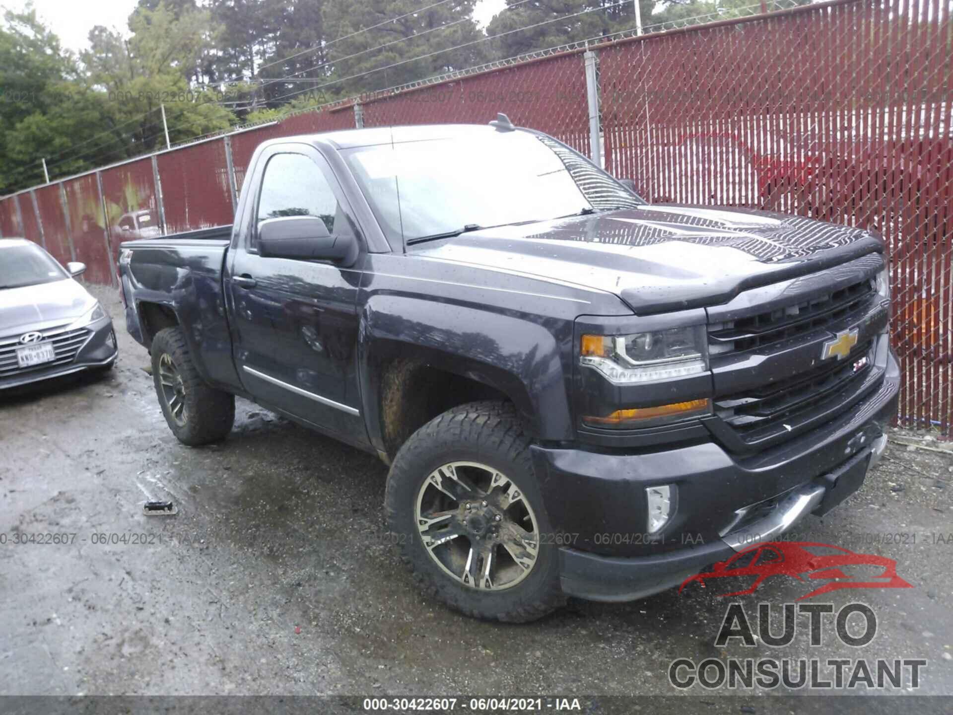 CHEVROLET SILVERADO 1500 2016 - 1GCNKREC9GZ101356