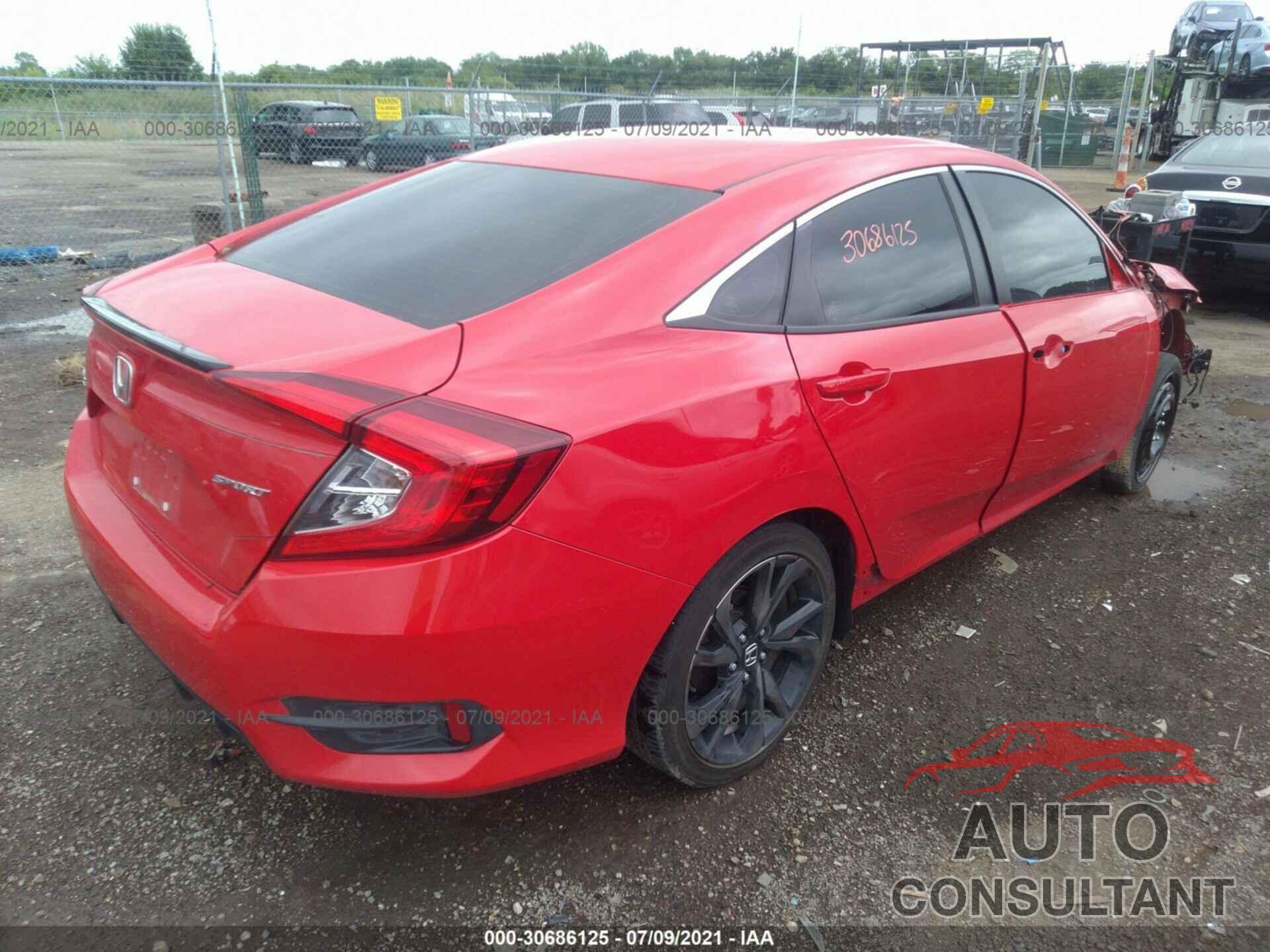 HONDA CIVIC SEDAN 2019 - 2HGFC2F8XKH511791