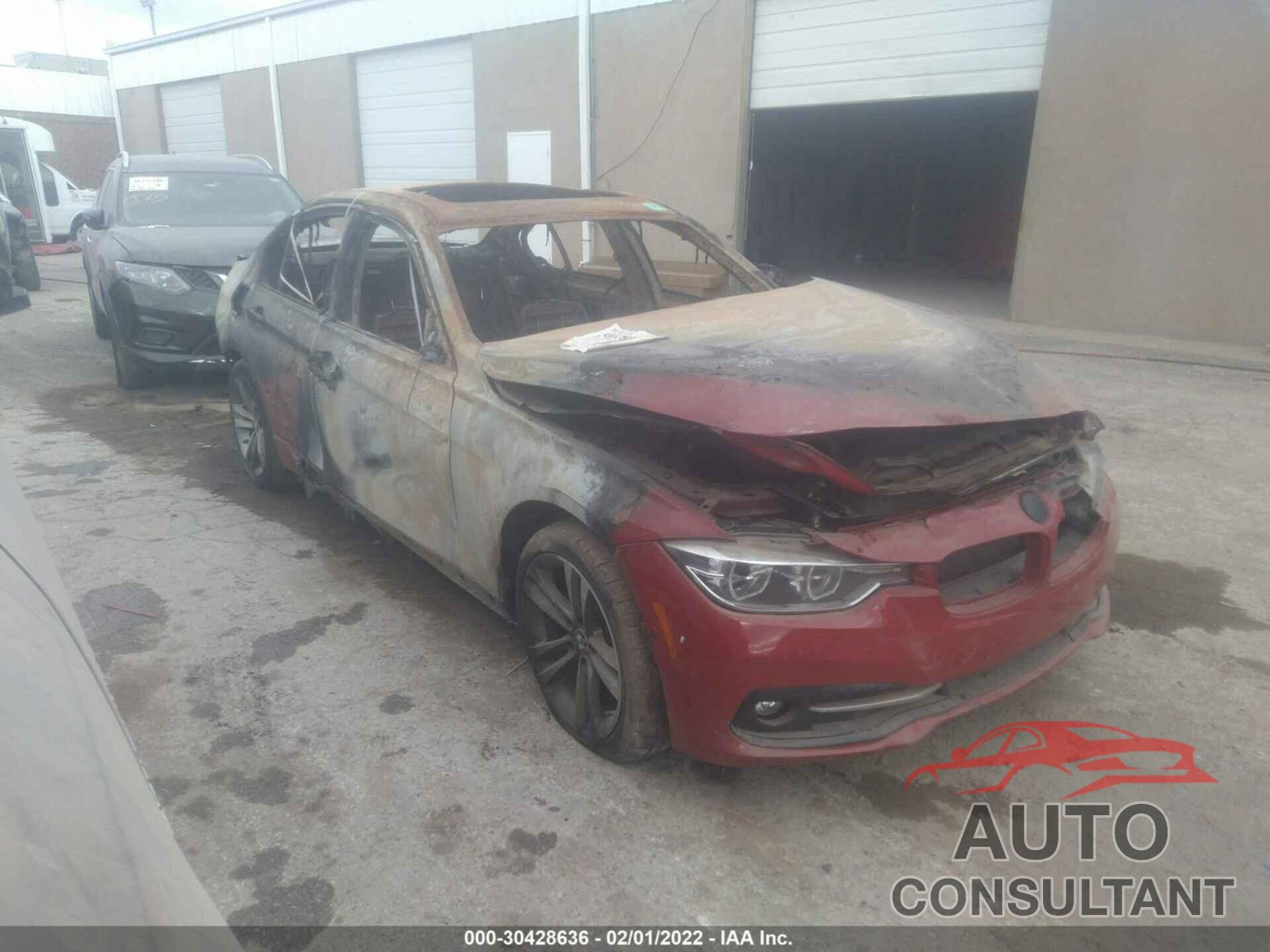 BMW 3 SERIES 2016 - WBA8E9G5XGNT85488