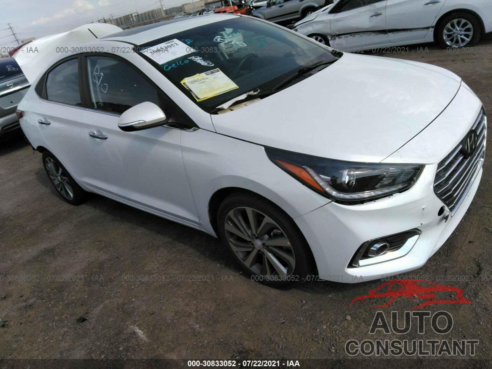 HYUNDAI ACCENT 2018 - 3KPC34A37JE016404