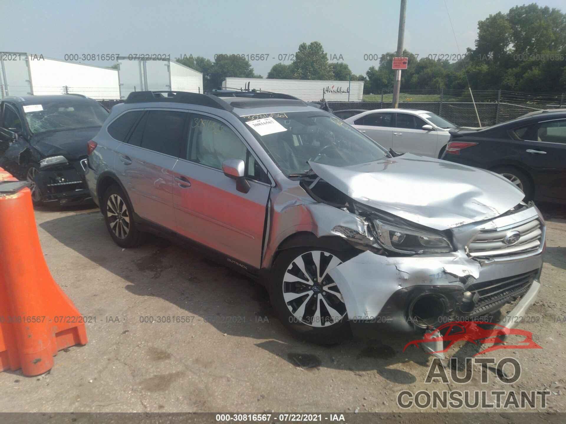 SUBARU OUTBACK 2016 - 4S4BSBNC7G3224677