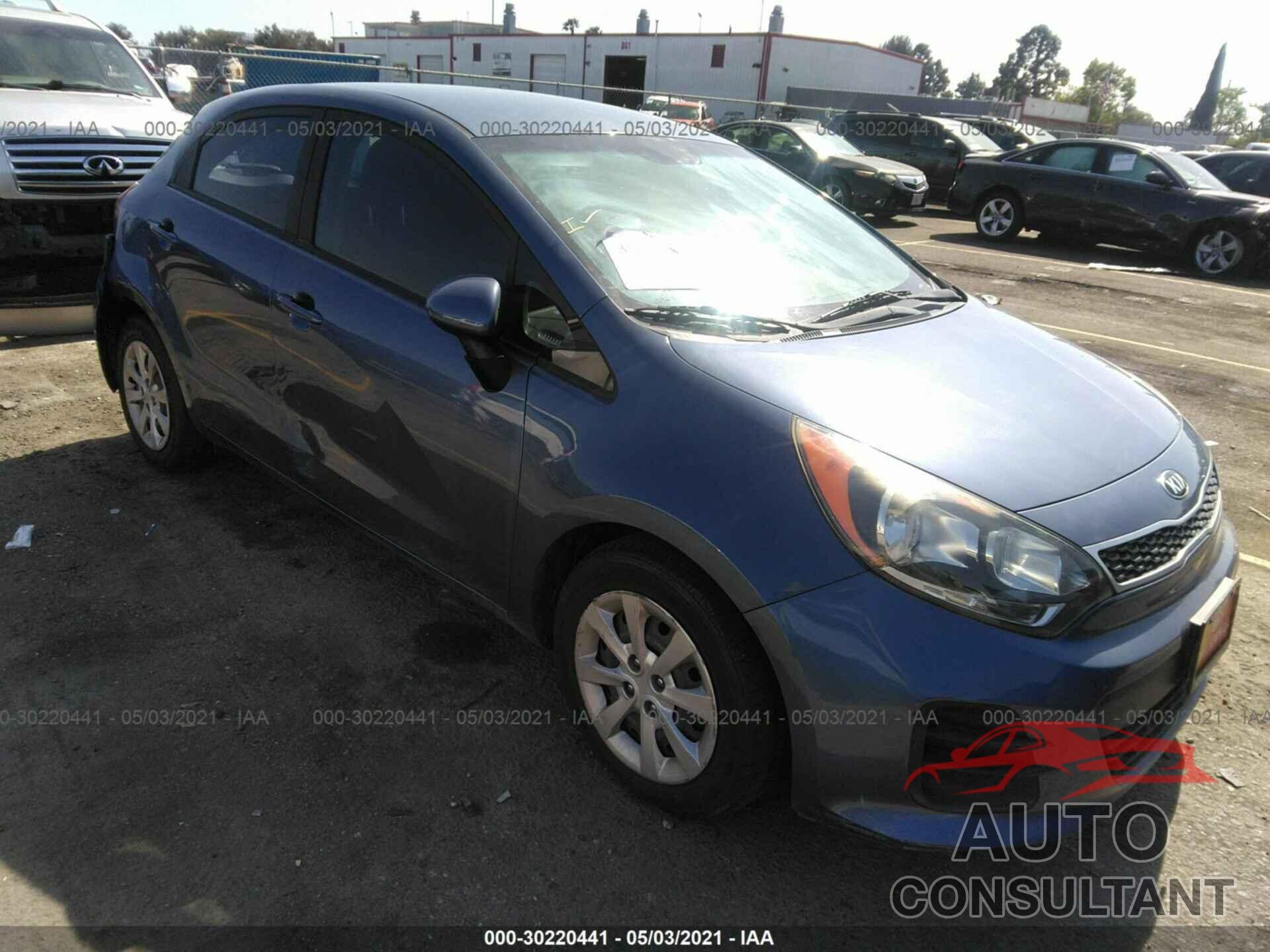 KIA RIO 2016 - KNADN5A33G6678335