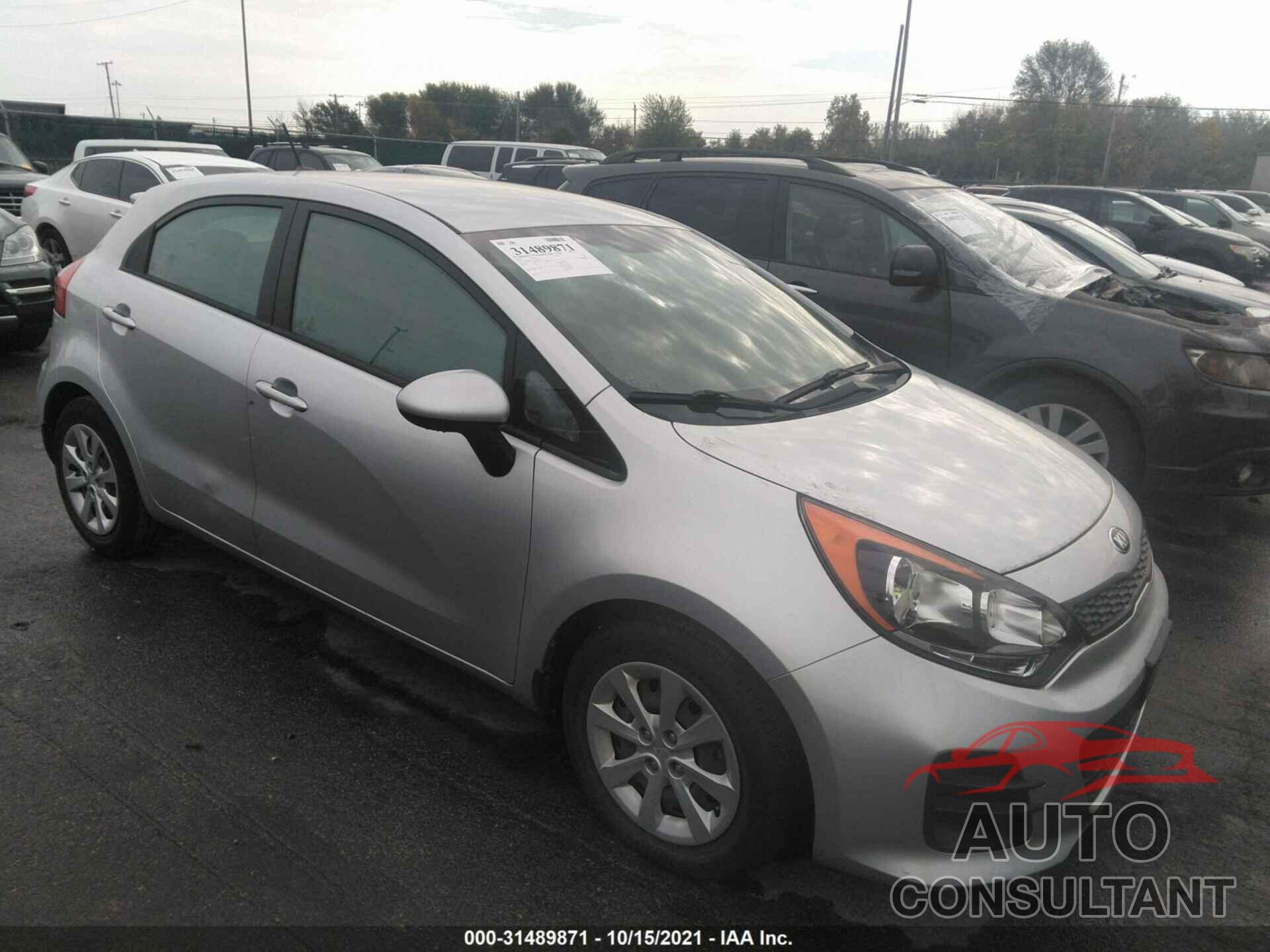 KIA RIO 2016 - KNADM5A34G6645122
