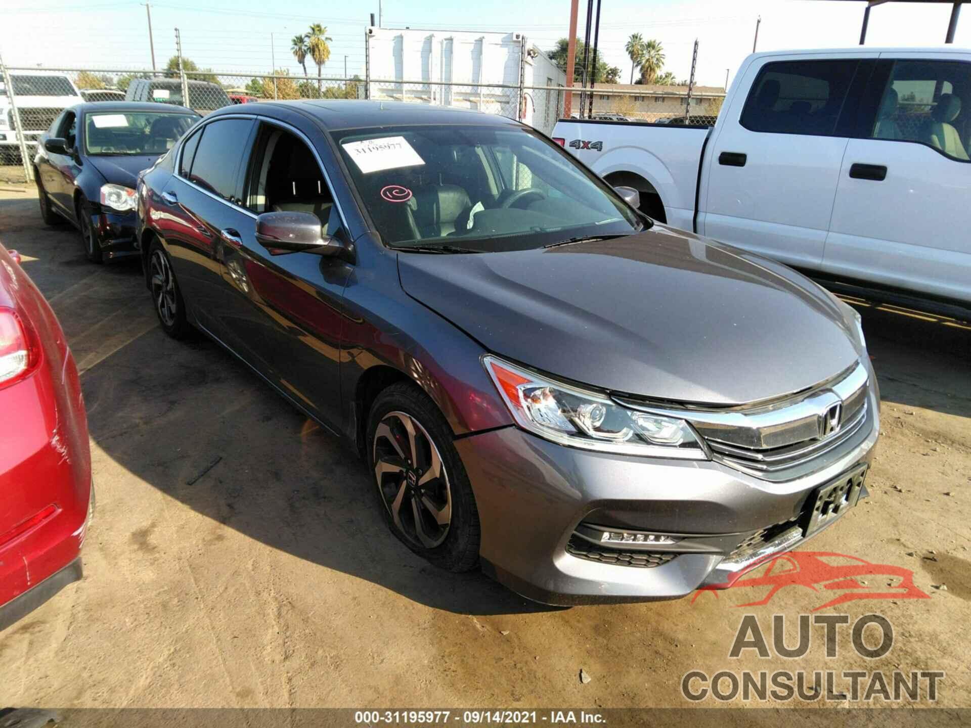 HONDA ACCORD SEDAN 2017 - 1HGCR3F80HA014554