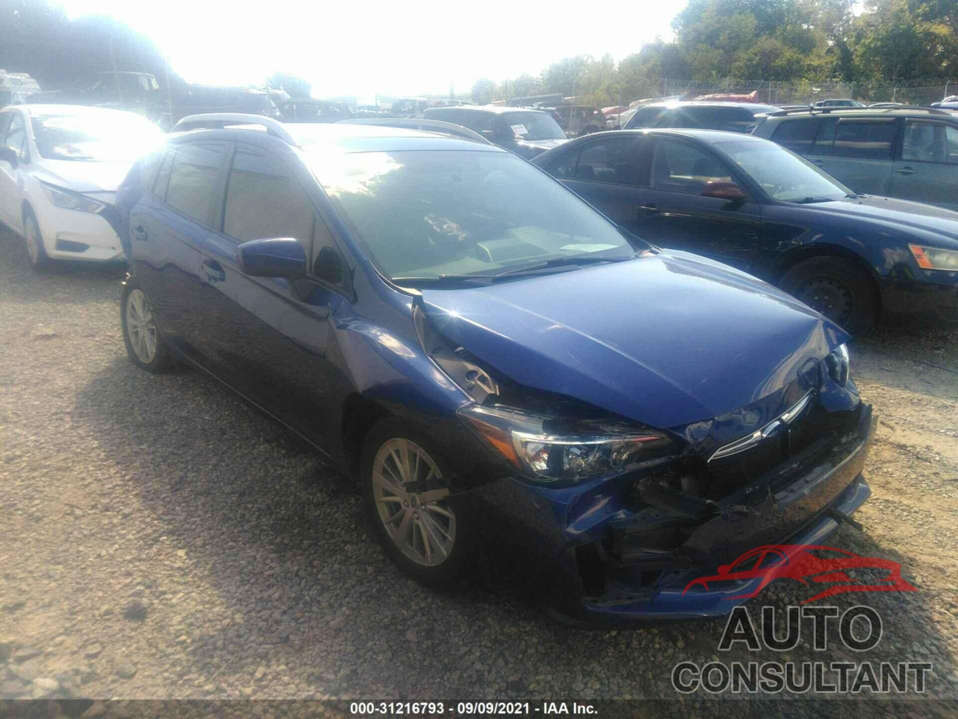 SUBARU IMPREZA 2018 - 4S3GTAB65J3729253