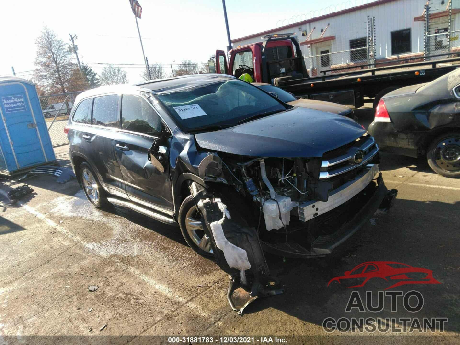 TOYOTA HIGHLANDER 2019 - 5TDDZRFH3KS942133