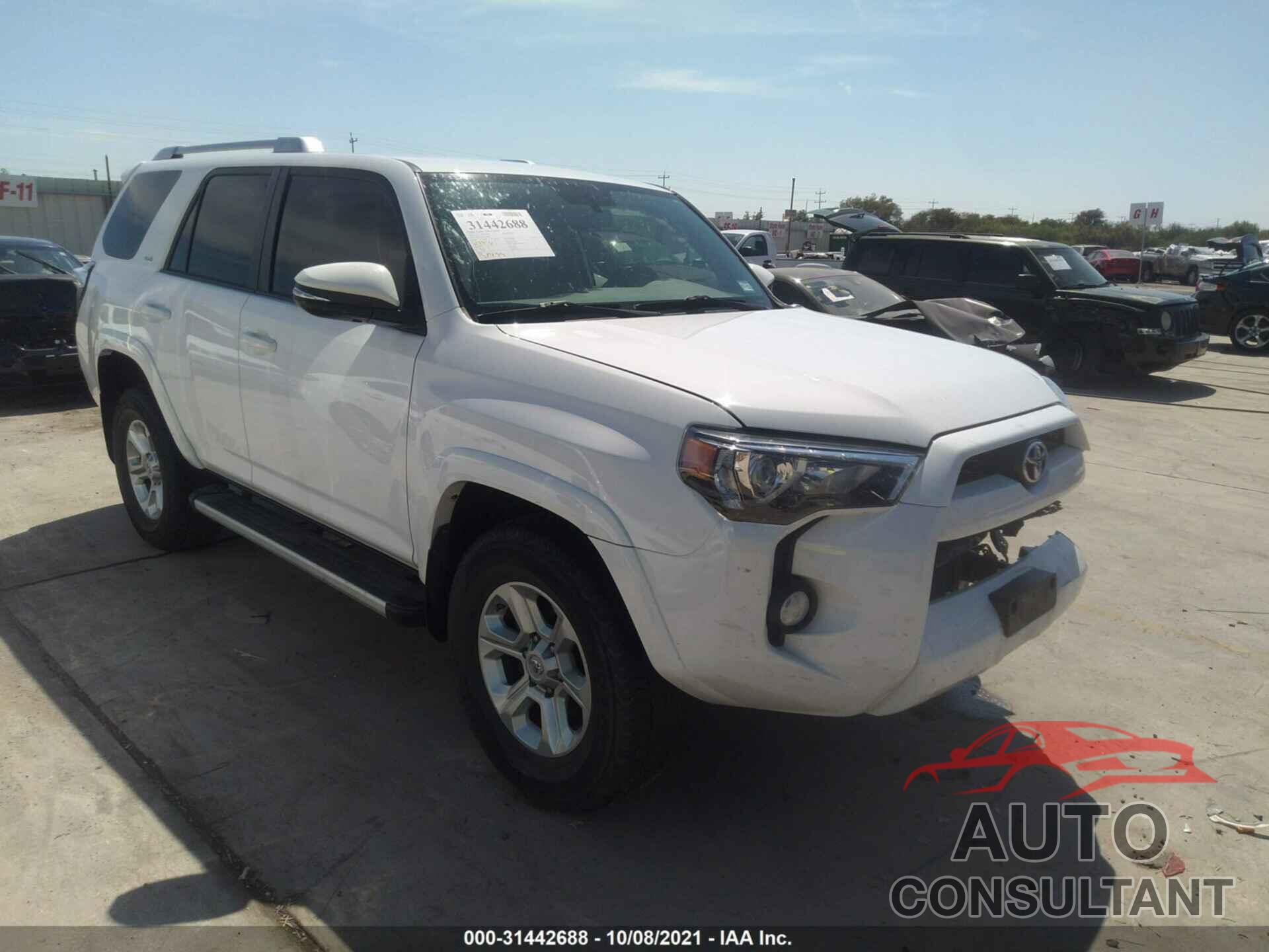 TOYOTA 4RUNNER 2018 - JTEZU5JR9J5189821